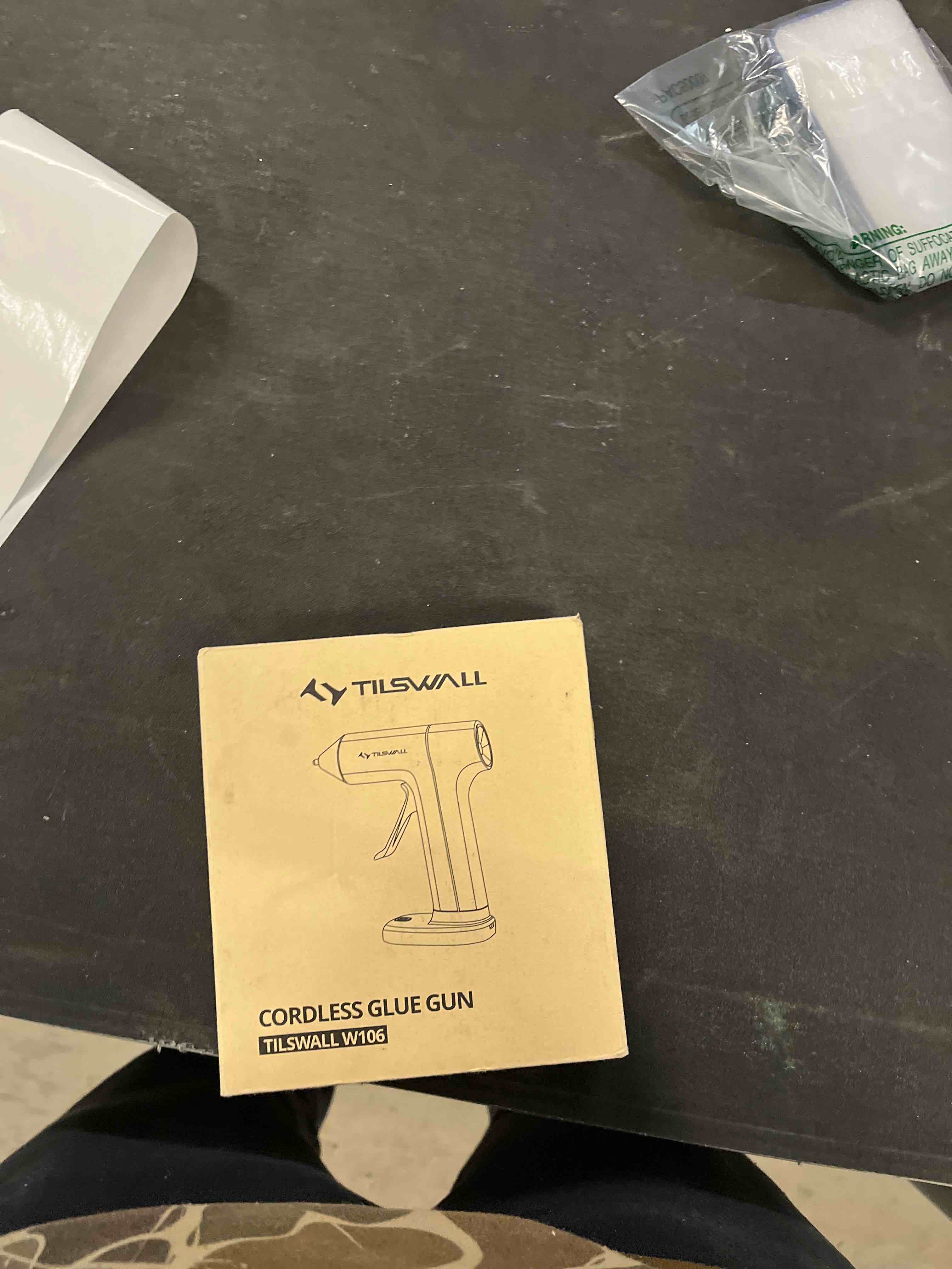 Condition photo showing Good Condition for Tilswall Cordless Hot Glue Gun, 30s Fast Preheating with 2Ah Built-in Battery, Hot Melt Glue Gun with 20pcs Premius Glue Sticks, Smart Power-Off, USB-C Inputs Suitable for DIY Craft, Home Repaire Pink