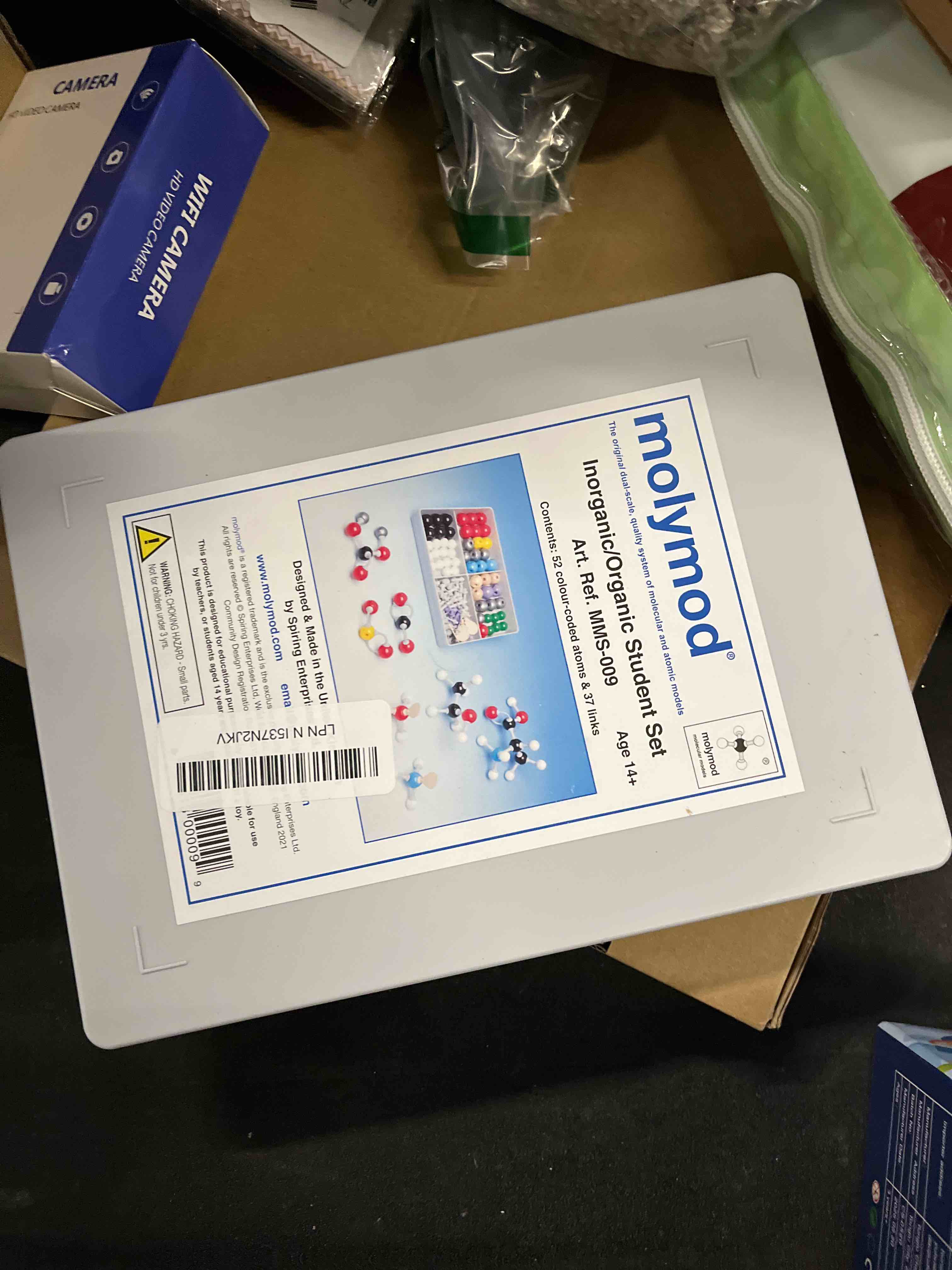 Condition photo showing Good Condition for Molymod MMS-009 Inorganic/Organic Chemistry Molecular Model, Student Set (52 atom parts)