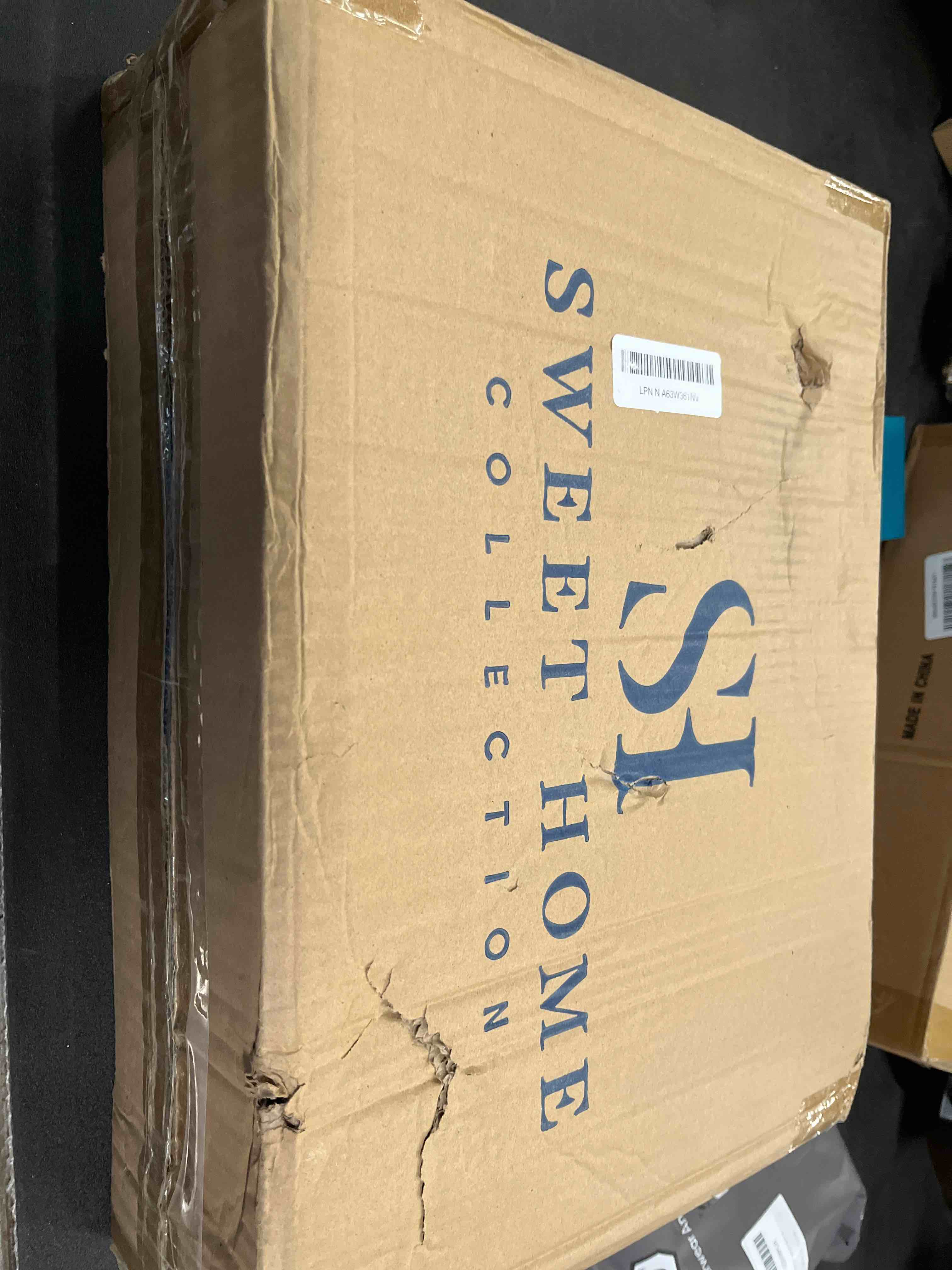 Condition photo showing Good Condition for Sweet Home Collection Space-Saving 3-Piece Dish Drainer Rack Set: Efficient Kitchen Organizer for Quick Drying and Storage - Includes Cutlery Holder and Drainboard - Maximize Countertop Space, White