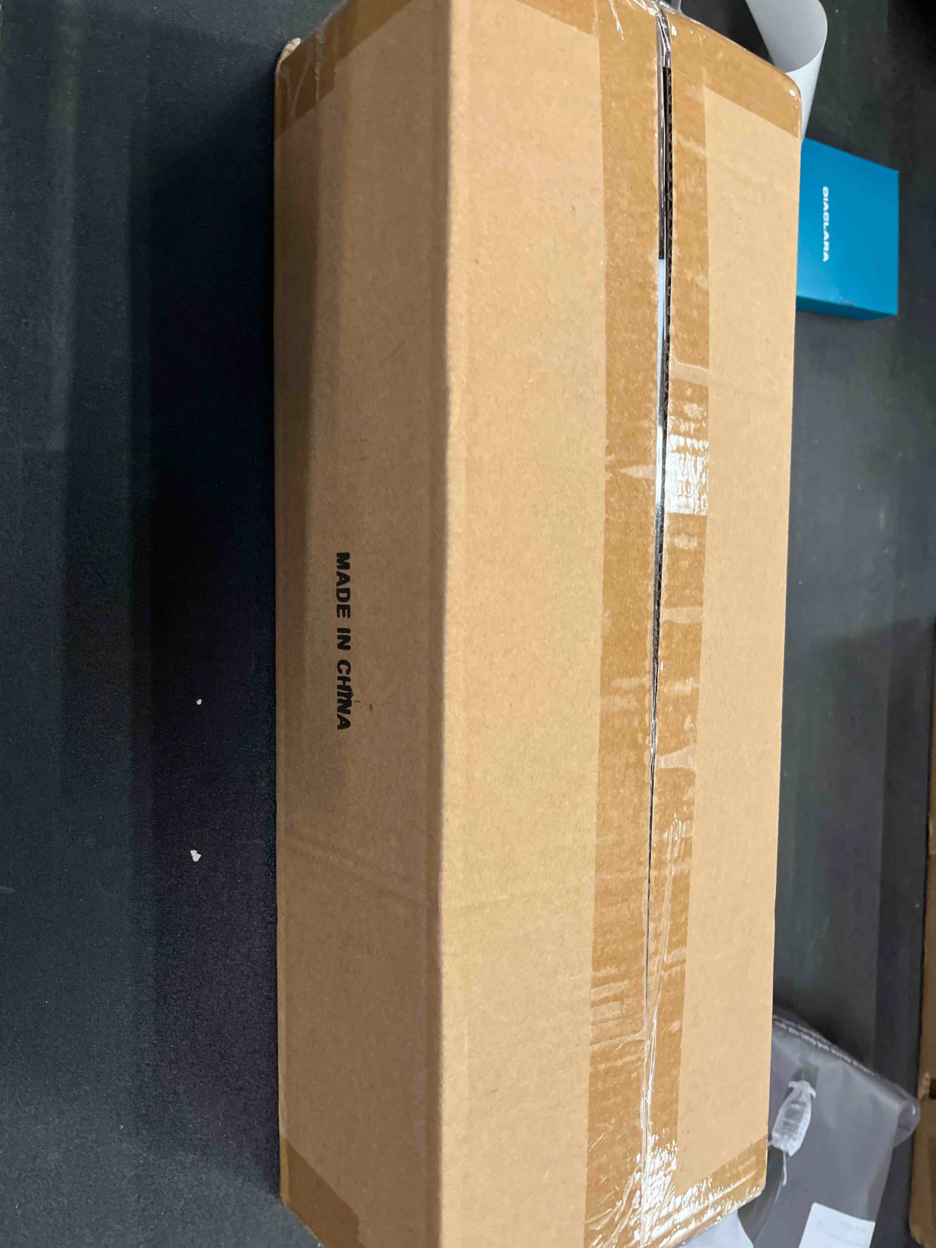 Condition photo showing Good Condition for 6 Tier Shoe Rack Storage for 24-30 Pairs Shoe and Boot, Shoe Organizer with Hook and Side Pocket Free Standing Long Shoe Shelf Tall Shoe Rack Organizer for Closet, Entryway, Dorm, White