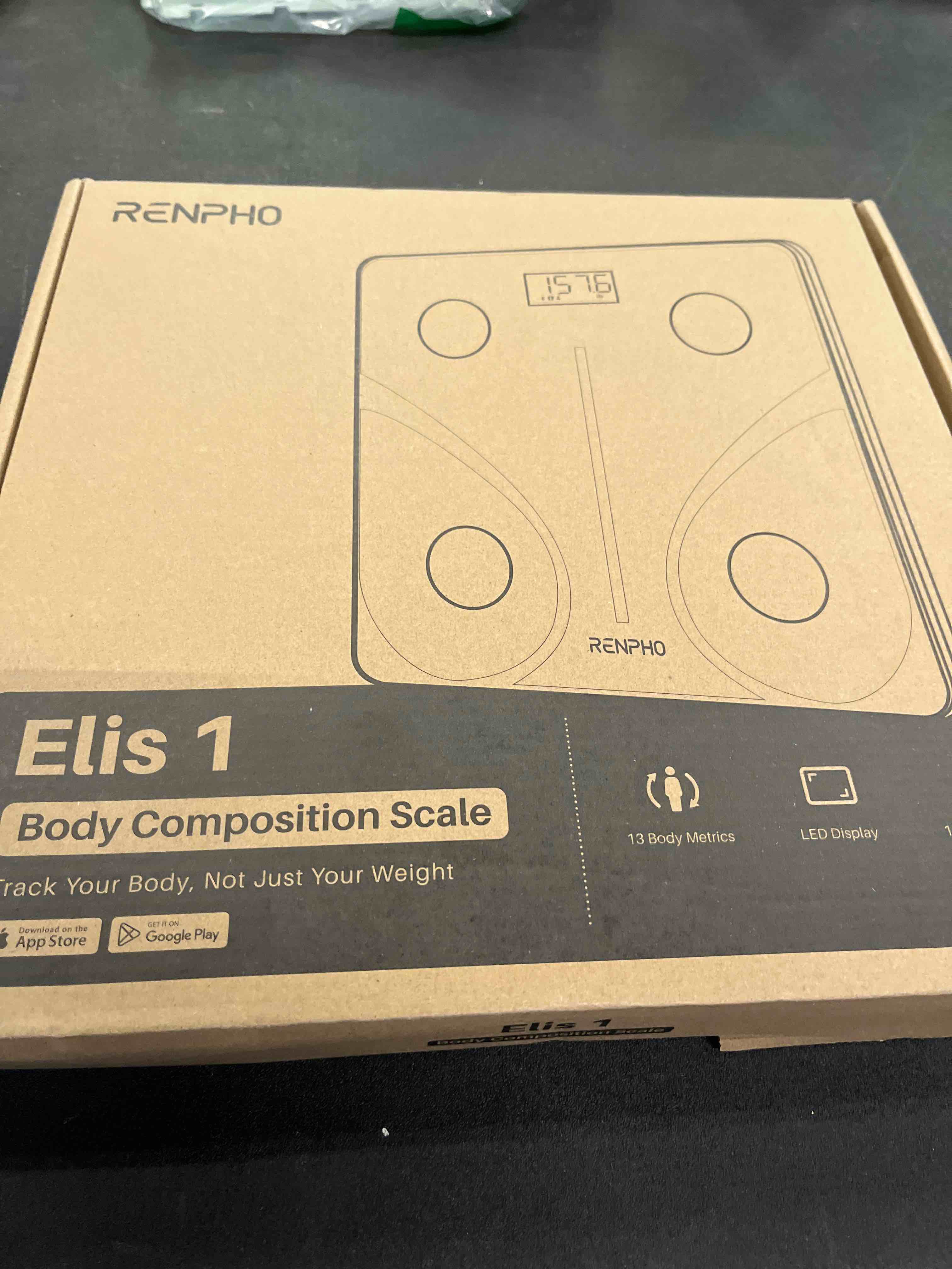 Condition photo showing Good Condition for RENPHO Smart Scale for Body Weight, FSA&HSA Eligible, Digital Bathroom Scale BMI Weighing Bluetooth Body Fat Scale, Body Composition Monitor Health Analyzer with Smartphone App, 400 lbs - Elis 1 Black 11"/280mm