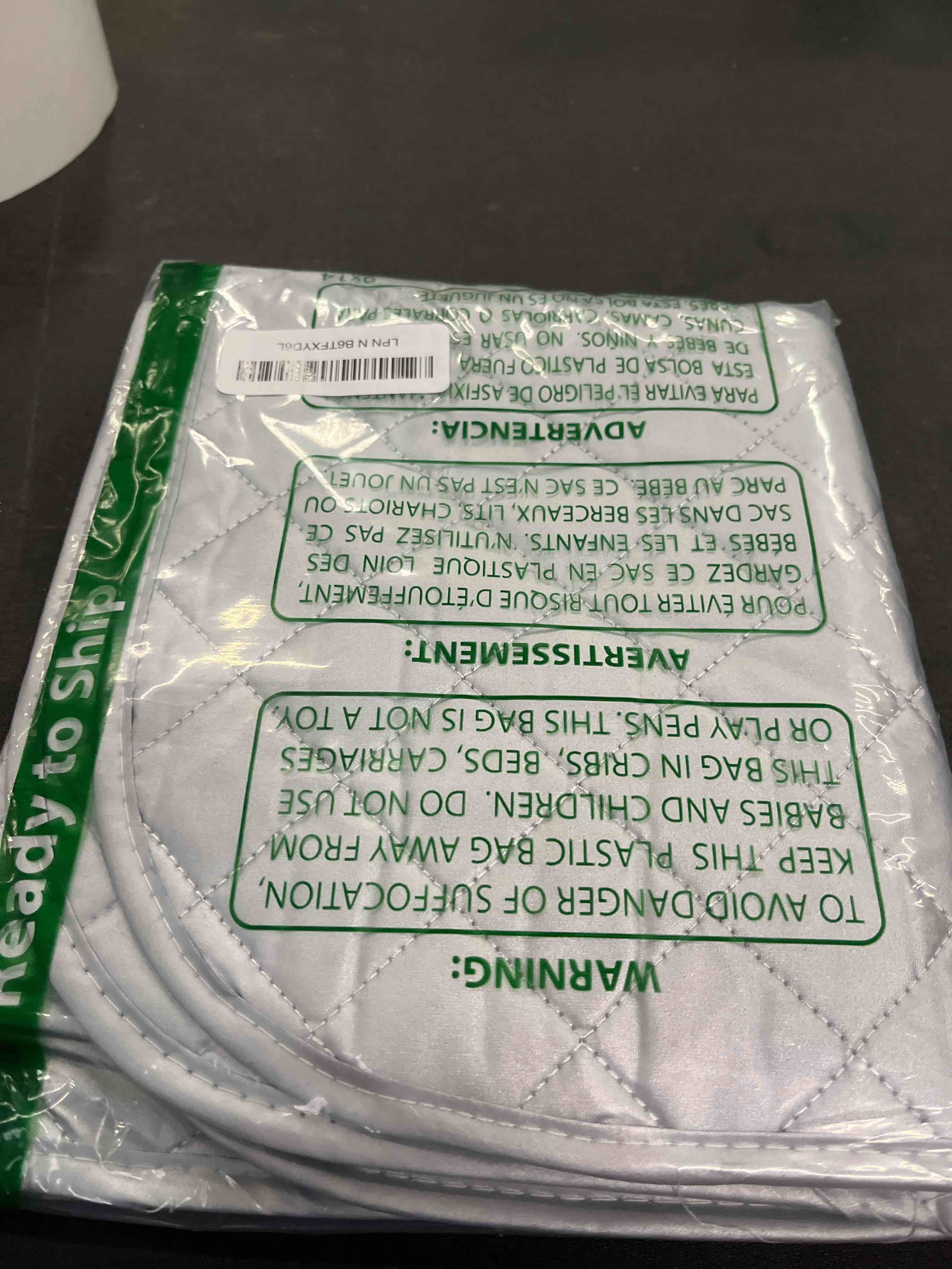 Condition photo showing Good Condition for Ironing Blanket, Magnetic Mat Laundry Pad, 33"x 18", Gray, Washer Dryer Heat Resistant Pad, Iron Board Alternative Cover