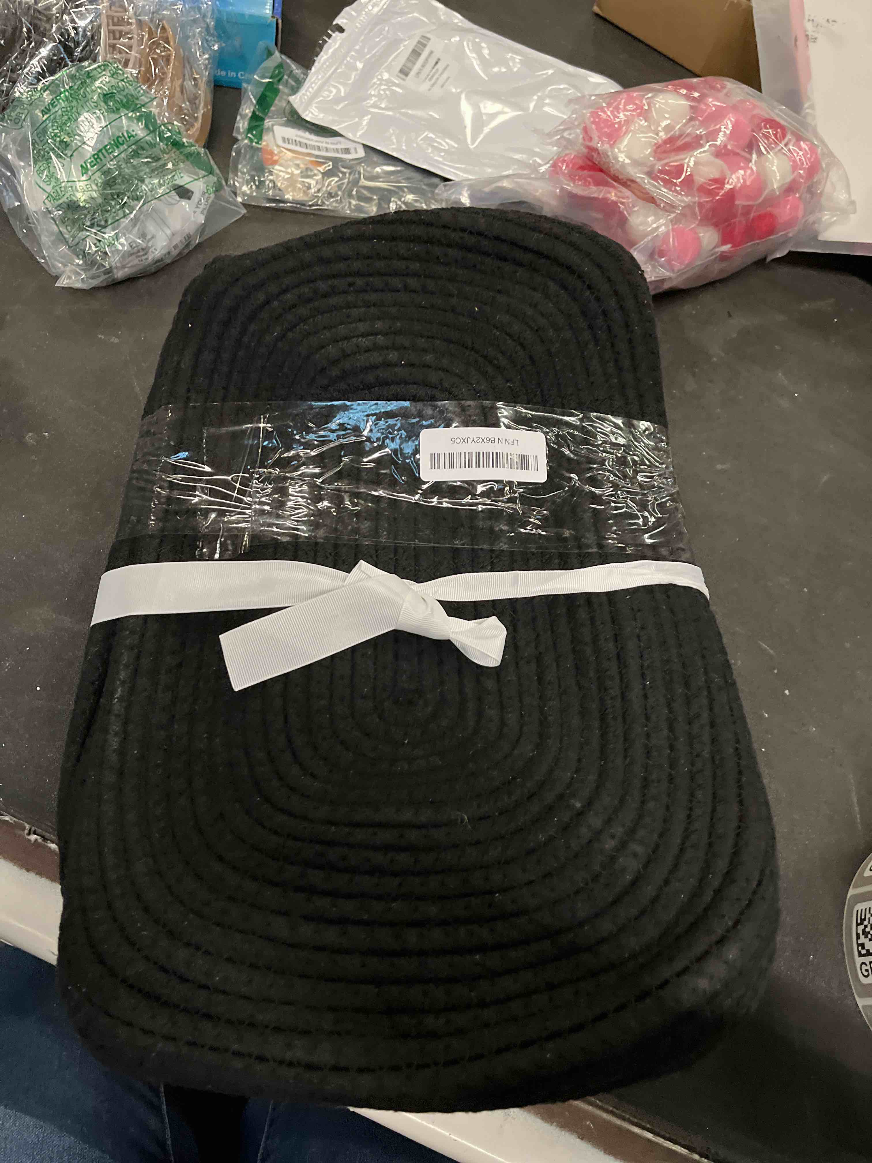 Condition photo showing Good Condition for COMFY-HOMI 2 pcs Large Storage Baskets for Shelves, Laundry Basket, Woven Rope Basket, Closet Organi