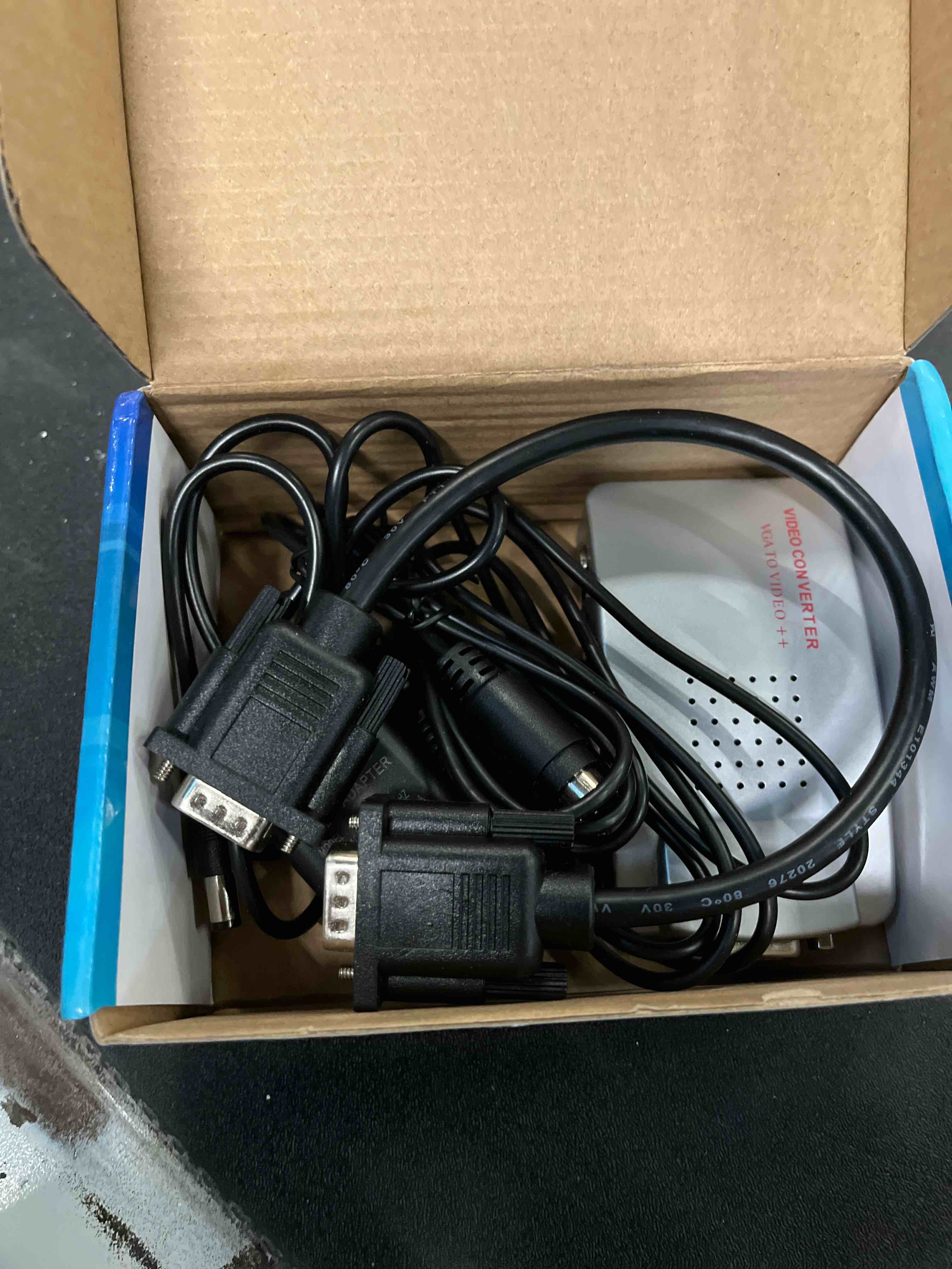 Condition photo showing Good Condition for HDSUNWSTD VGA to RCA Adapter, Composite AV S Video to VGA Converter, PC to TV Video Switch Box for H