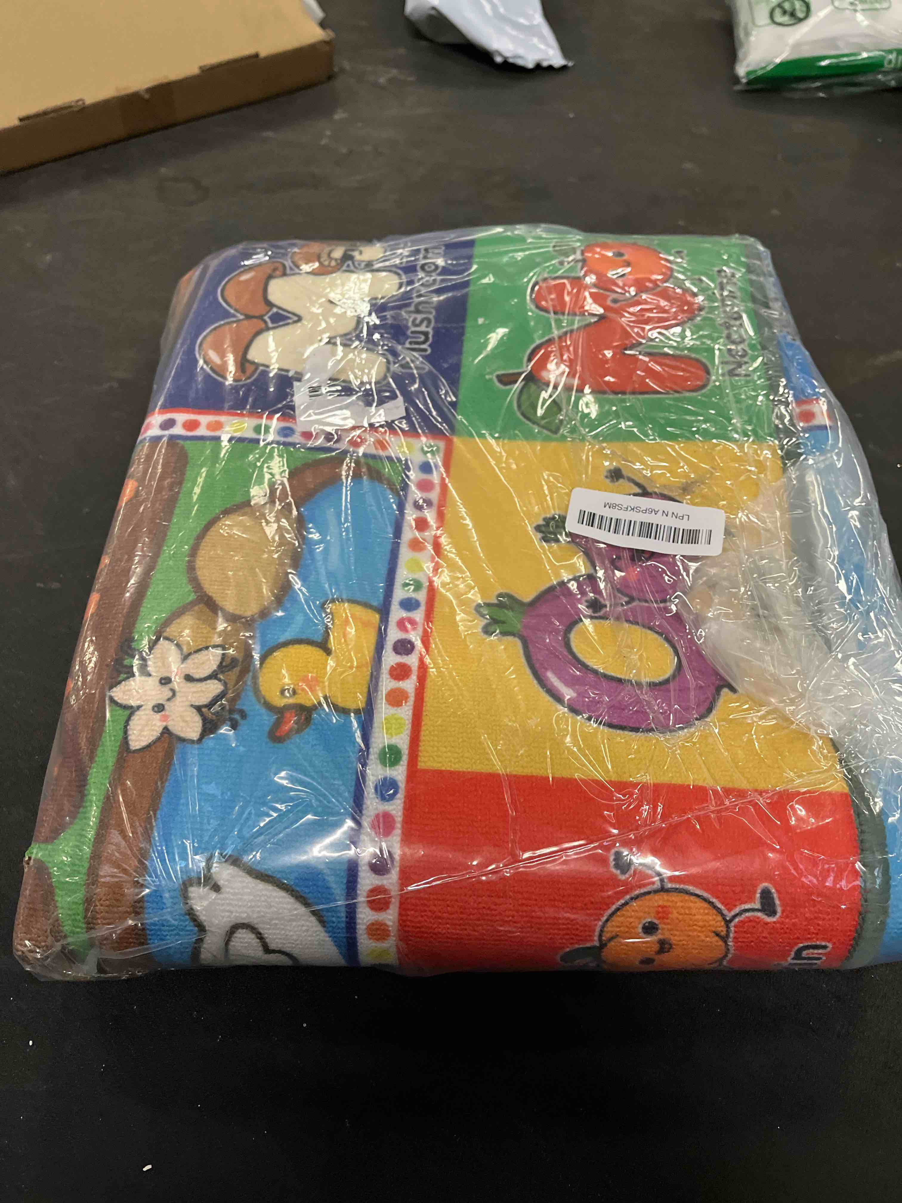 Condition photo showing Good Condition for Upgrade Ultra Non Slip Kids ABC Rug for Kids Playroom, 3x5 Washable Alphabet Educational Learning Pl