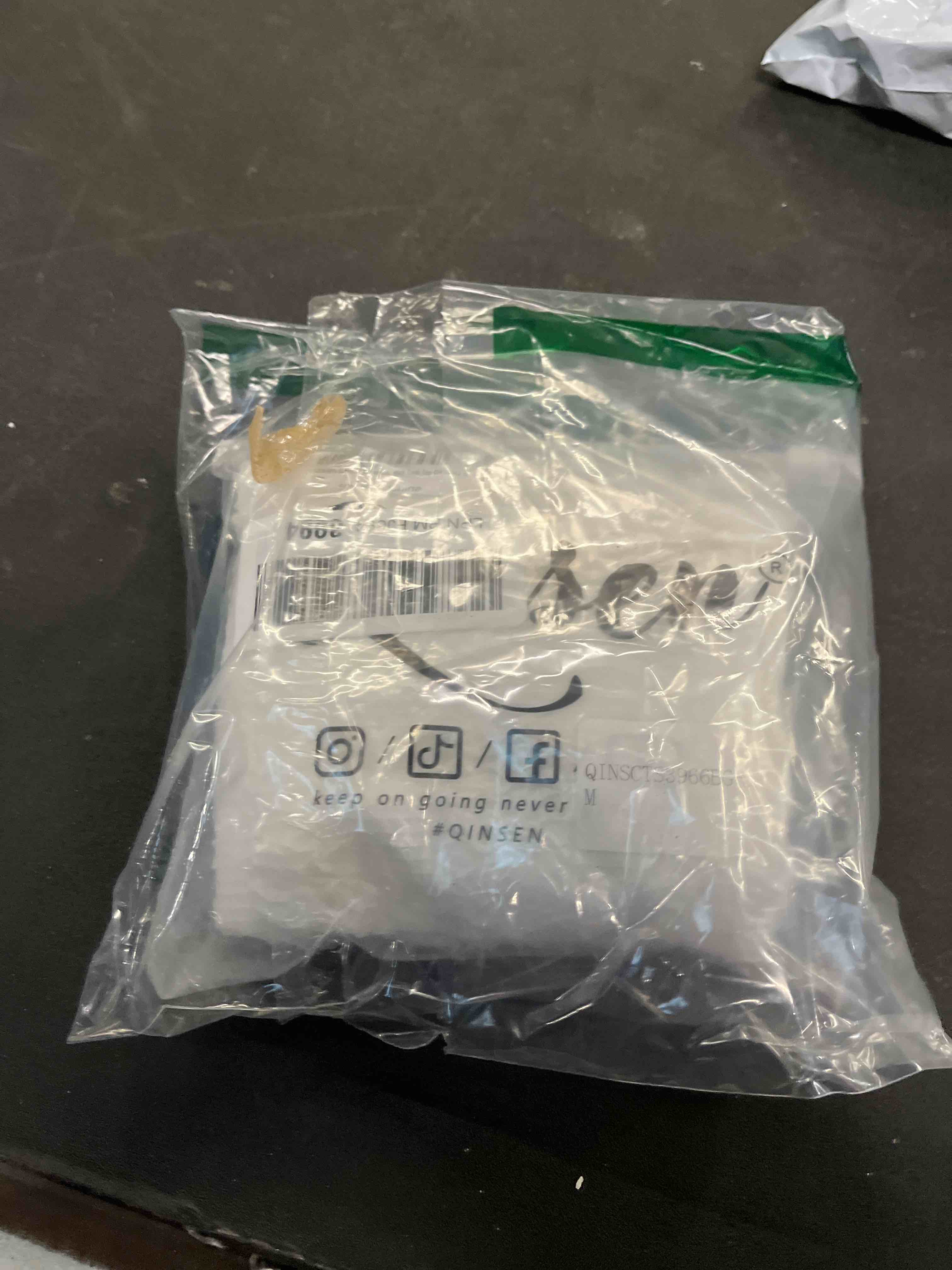 Condition photo showing Good Condition for QINSEN Summer Sleeveless Lace Top for Women Tight Square Neck Soft Stretch Tank Top Off-White M