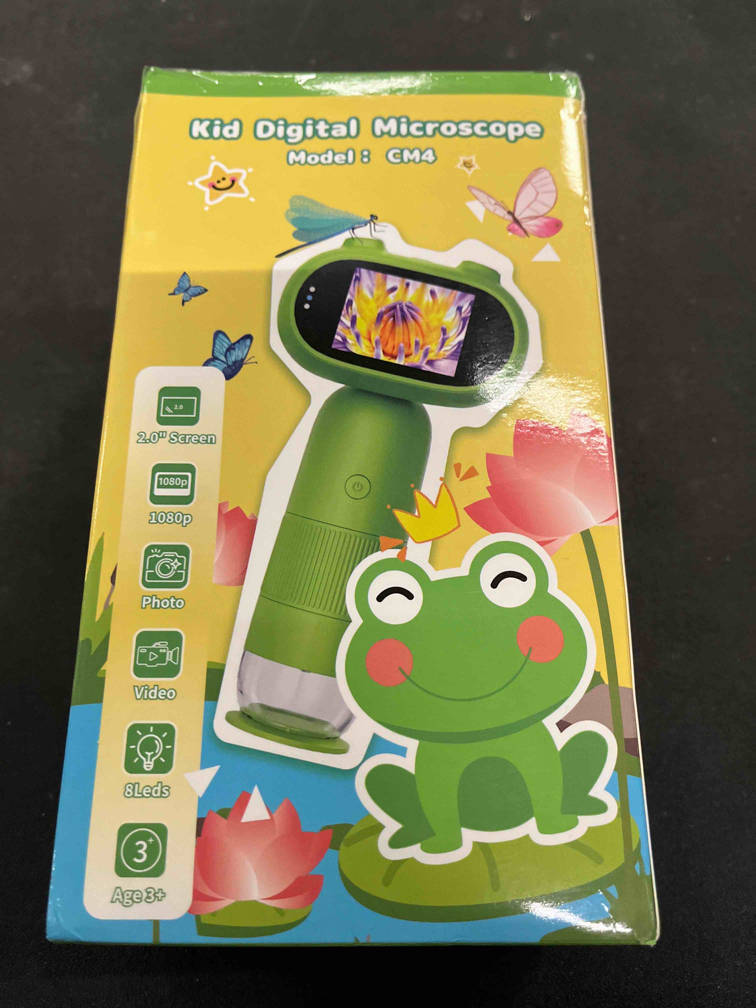 Condition photo showing Good Condition for Aikokkl Kids Digital Microscope Camera with 2.0" Screen & 8GB Card – Portable Handheld Science Kit, 