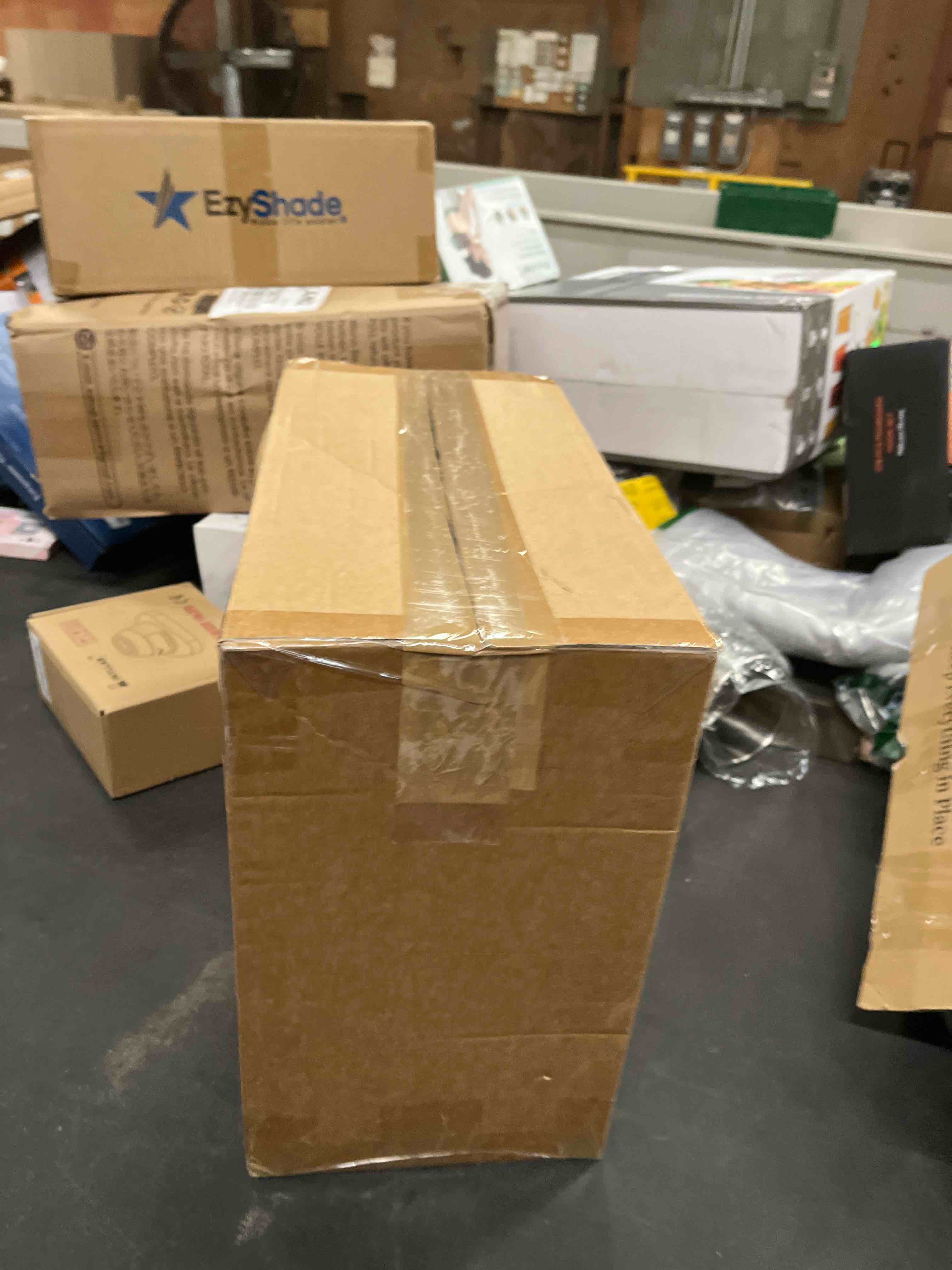 Condition photo showing Good Condition for Small Stackable Clear Acrylic Storage Drawers(4 Pack) with Handles,Plastic Organizer Bins for Fridge Bathroom Kitchen Cabinet Pantry Coffee bar Undersink Office Closet Storage Bins 4*S(12"Dx7.5"Wx4.4"H)