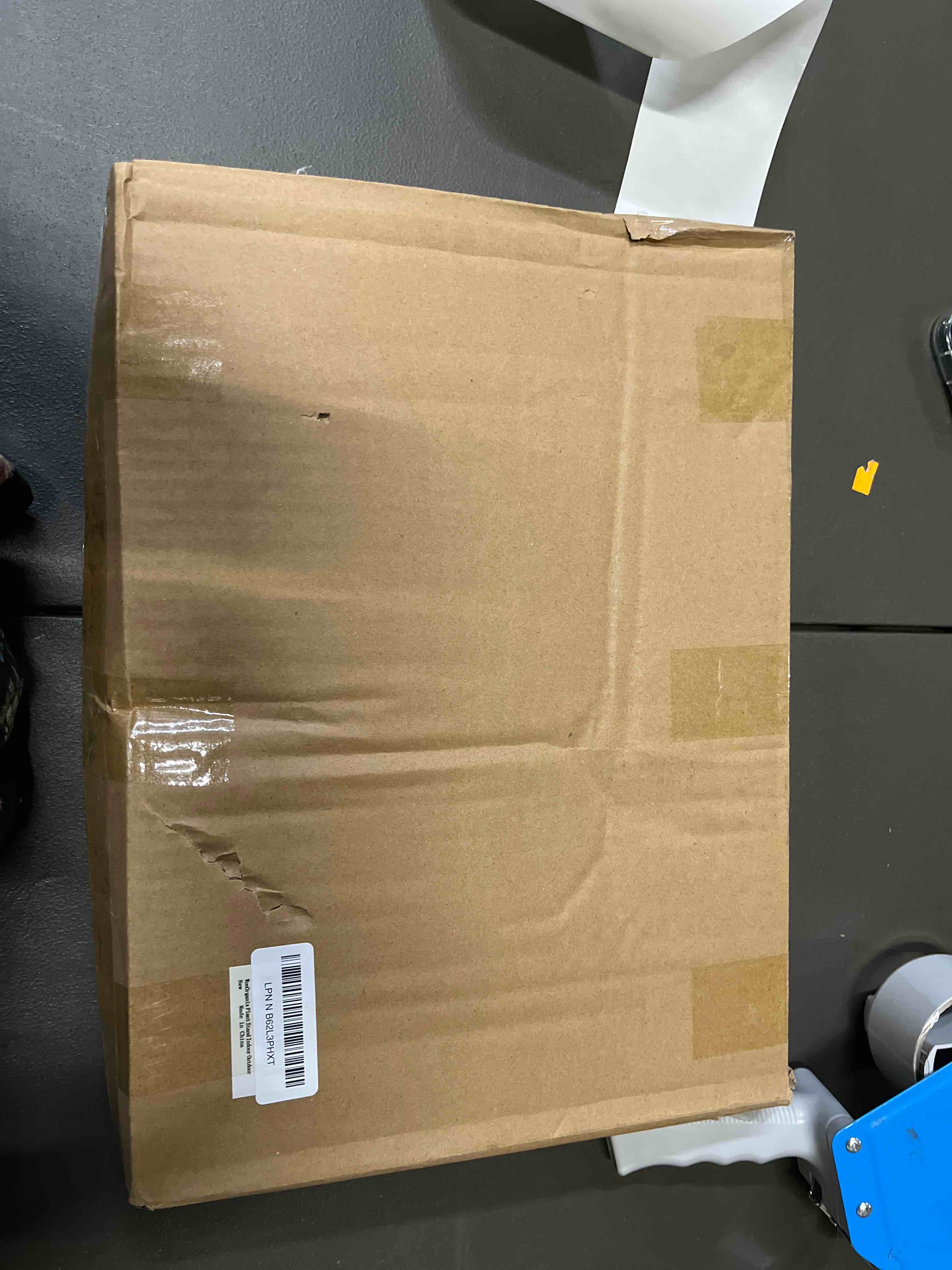 WooOrganix 2 Tier Wooden Plant Stand Indoor with Wheels – Tall Plant Stand for 6-12 Inch Pots, Mid-C