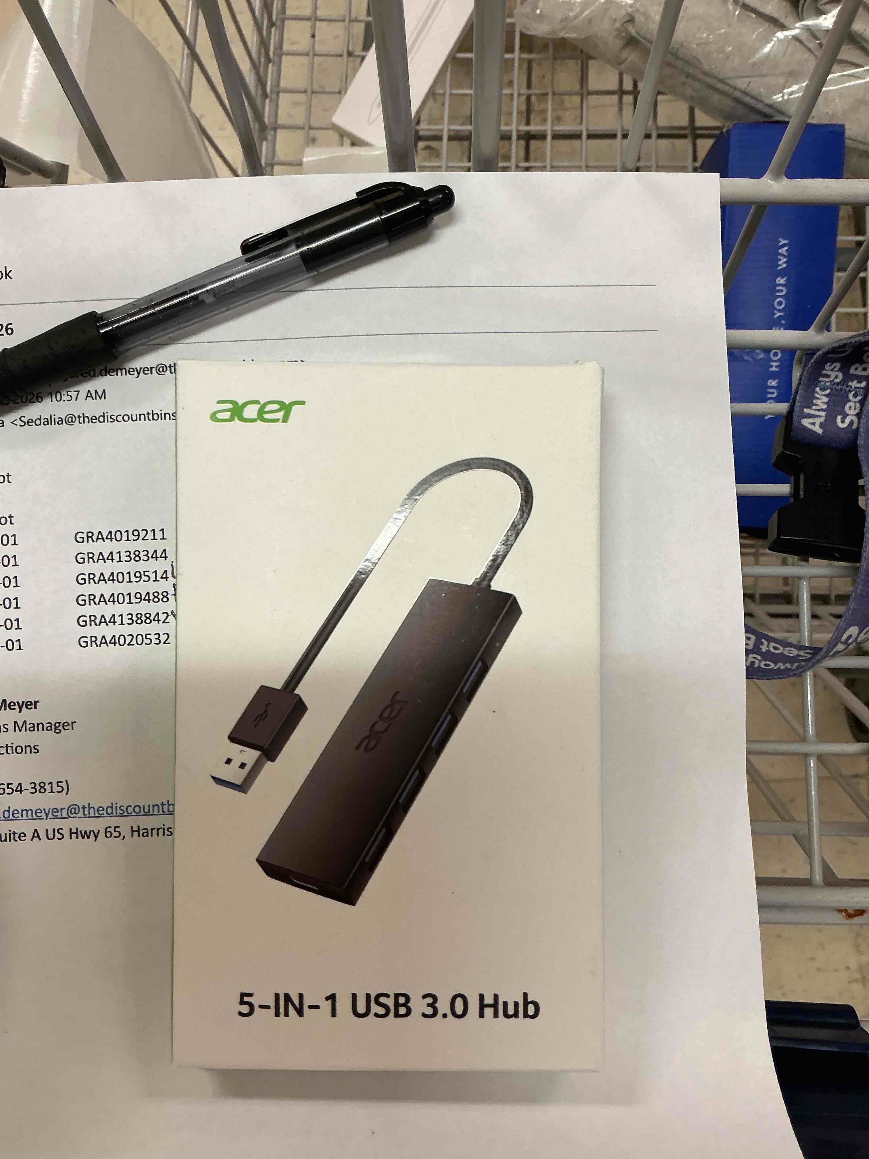 acer 5-in-1 USB 3.0 Hub