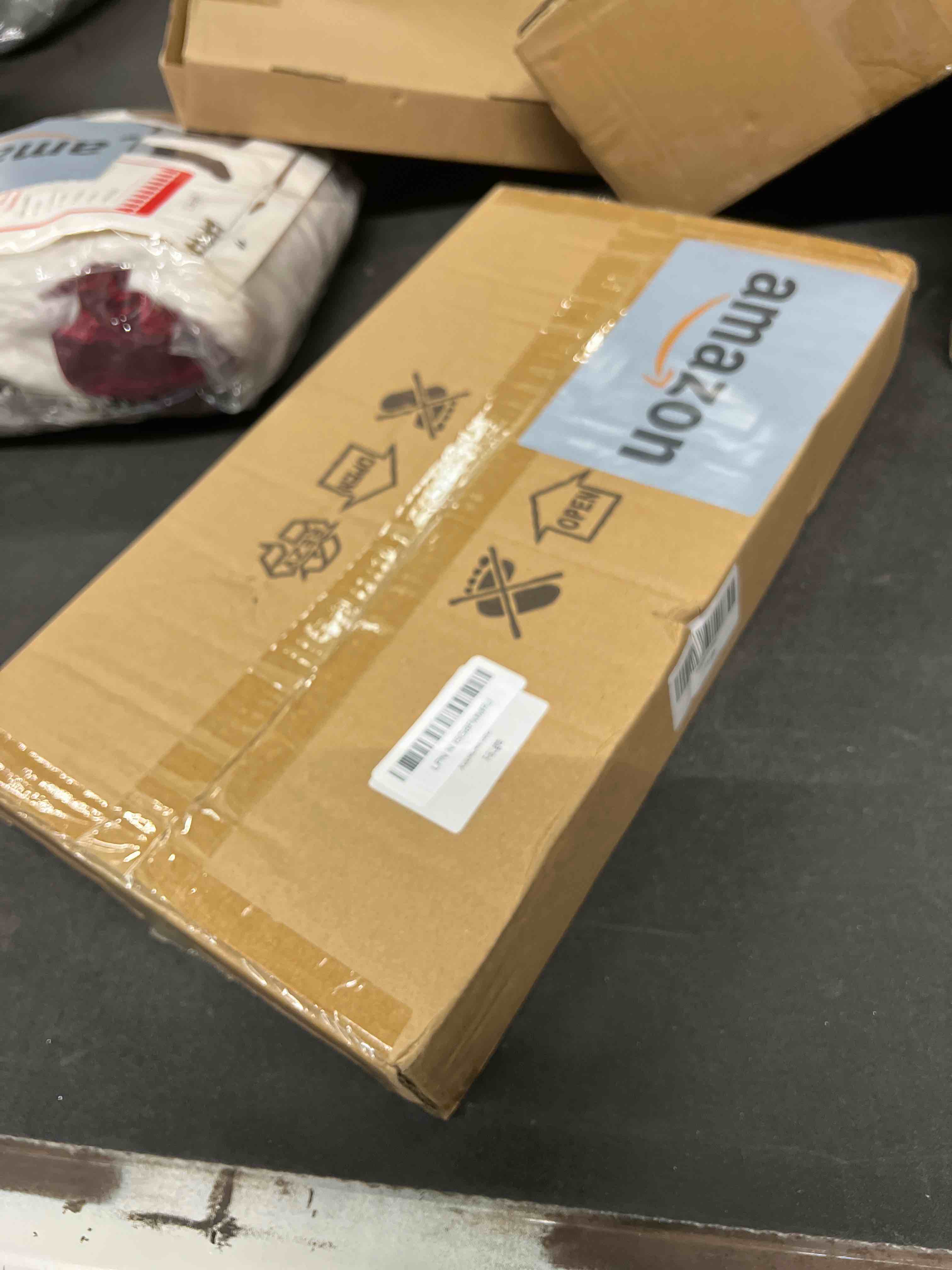 Condition photo showing As Is for 6-Lights Semi Flush Mount Ceiling Light Fixture, Matte Black and Golden, Modern Sputnik Close to Ceiling Light with E26 Base, Chandelier Light for Bedroom Kitchen Living Room Dining Room Square-6 Lights