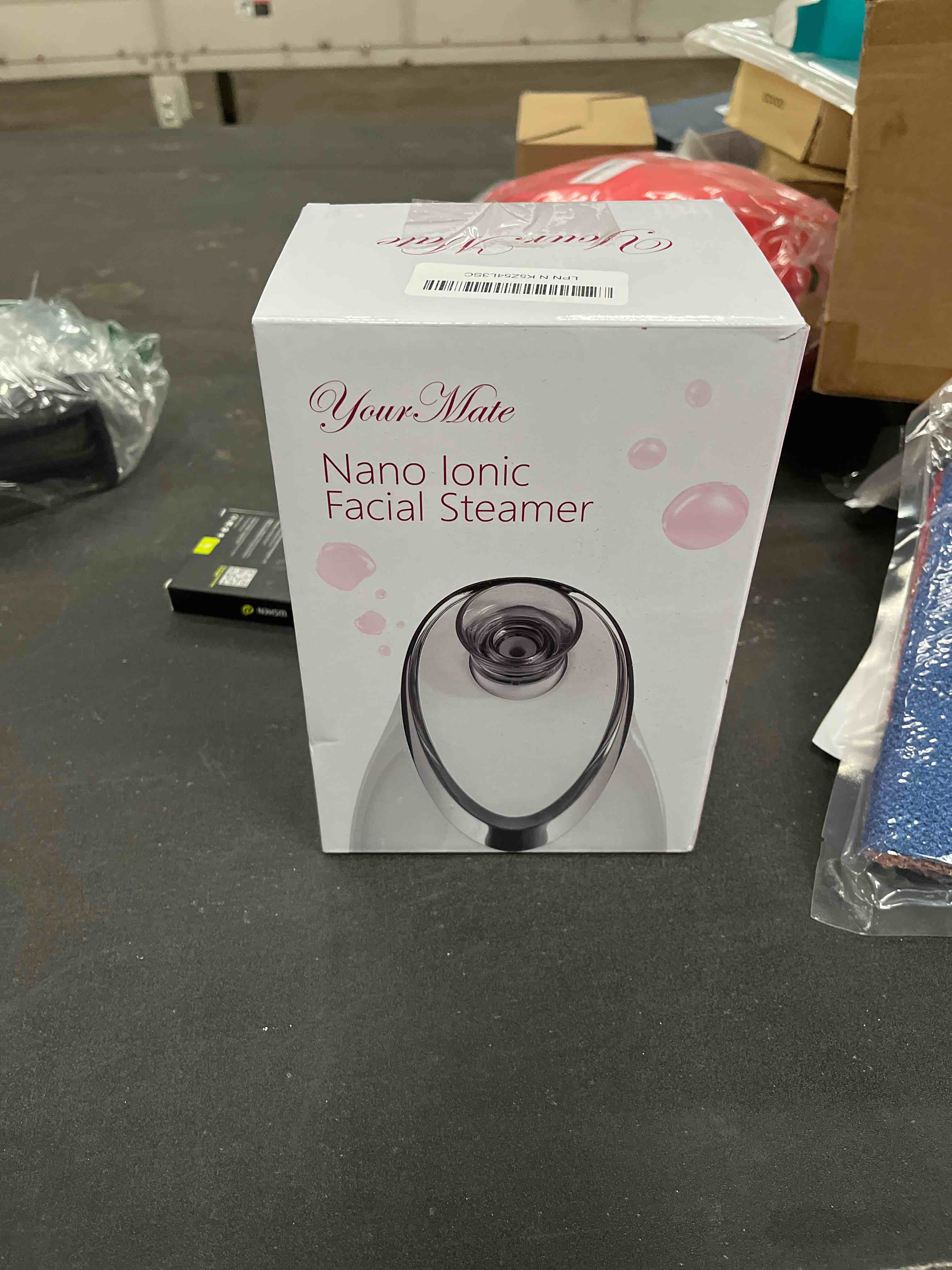 Condition photo showing Good Condition for YourMate Facial Steamer Nano Ionic Face Steamer, Adjustable Nozzle with Aromatherapy Warm Mist for Sinuses Moisturizing Unclogs Pores, Facial Vaporizador Champagne