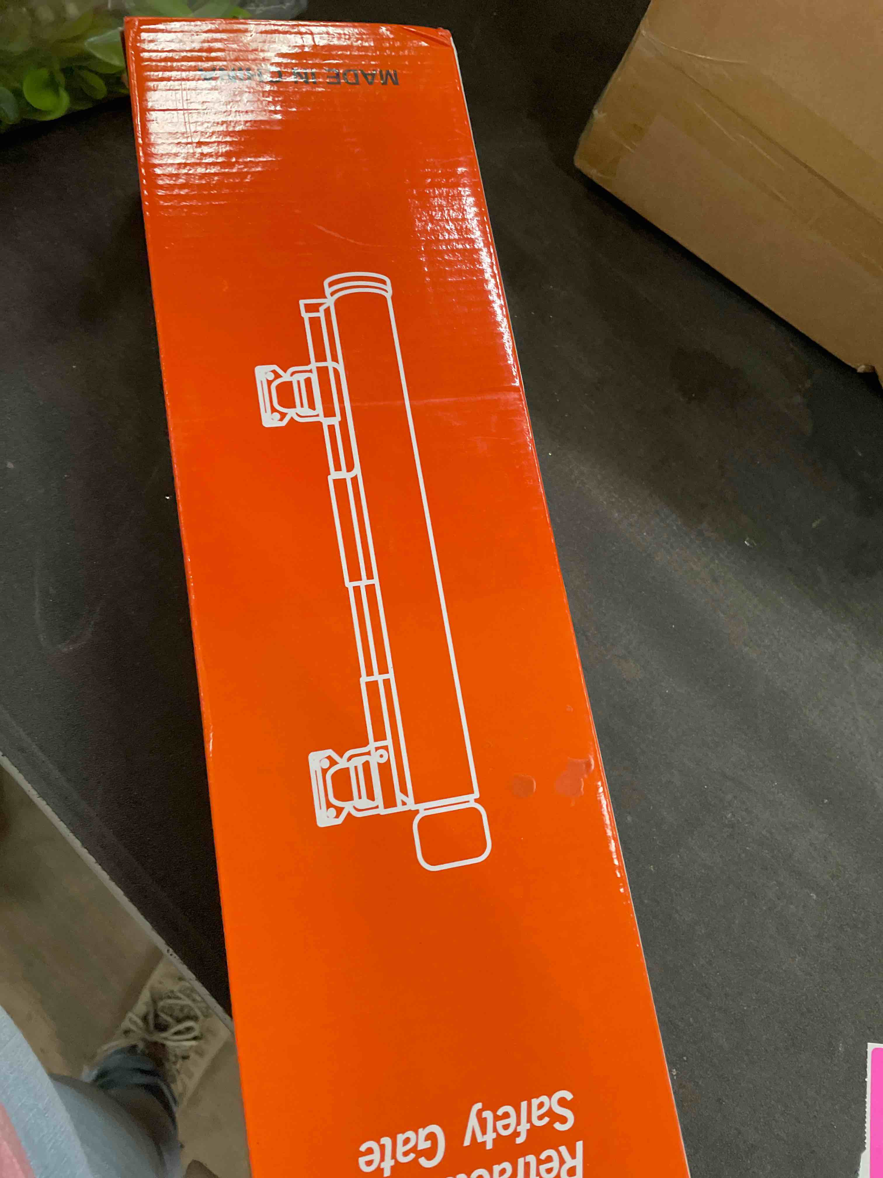 Condition photo showing Good Condition for 14" H Short Dog Gate Pet Gates Puppy Gate 59" Wide Step Over Pet Fence, Mesh Retractable Indoor Outdoor Expands Up to 59 Inches Small Dog Gates for Doorways Stairs(Gray) Gray 14" H