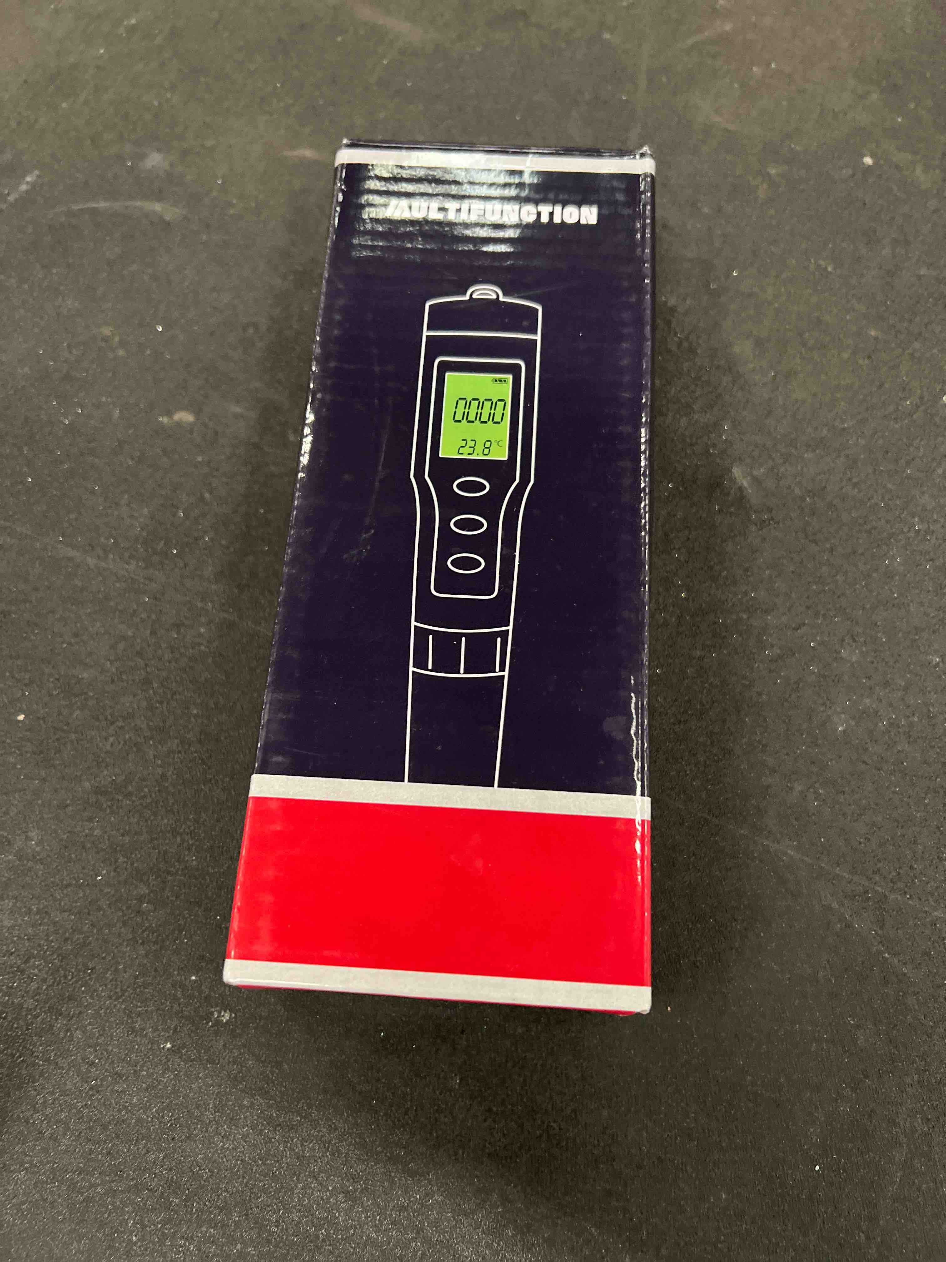 Condition photo showing As Is for Aquarium Salt Tester -Pool Salt Tester, Versatile 5 in1 Salinity, PH, TDS, EC, and Temperature Meter, Digital Salinity Tester for Saltwater Aquarium, Accurate Salinity Meter,Green