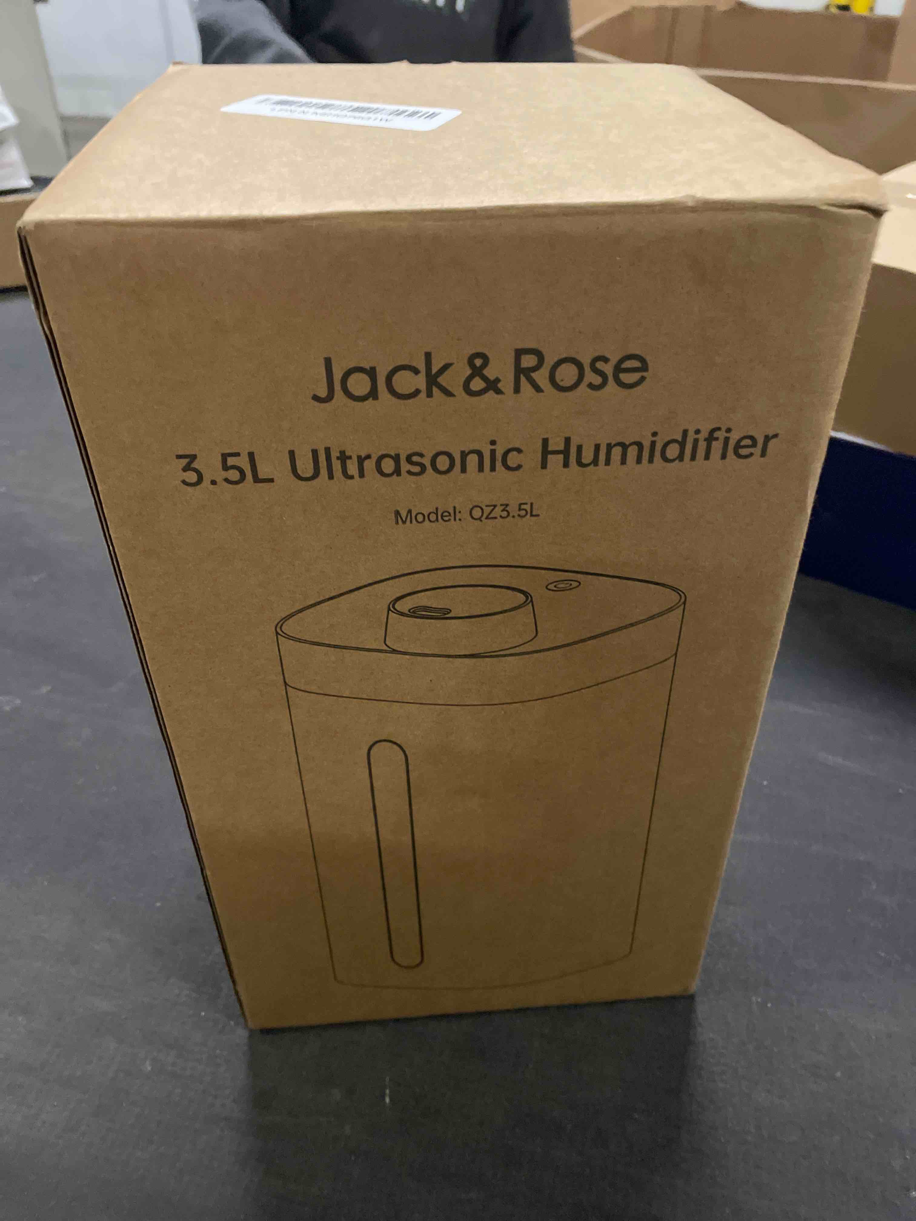 Condition photo showing Good Condition for Jack & Rose Stainless Steel Humidifier, Easy to Clean, Dishwasher Safe, Cool Mist Humidifiers for Bedroom