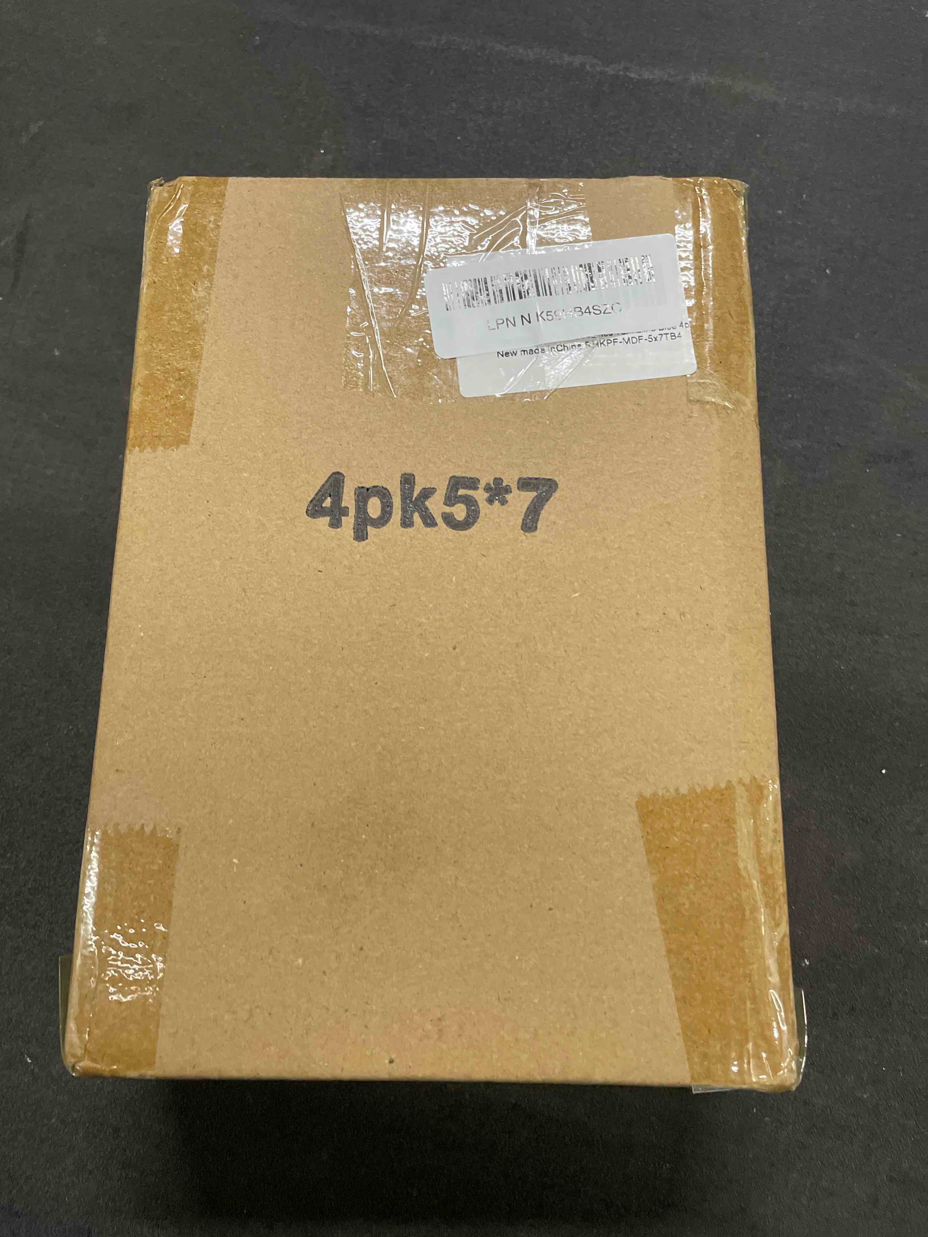Condition photo showing Good Condition for KINLINK 5x7 Picture Frame Turmaline Blue Set of 4, Wooden Photo Frames Matted 4x6 with Plexiglass for 4x6 with Mat or 5x7 without Mat for Table and Wall Display Turmaline Blue 5x7