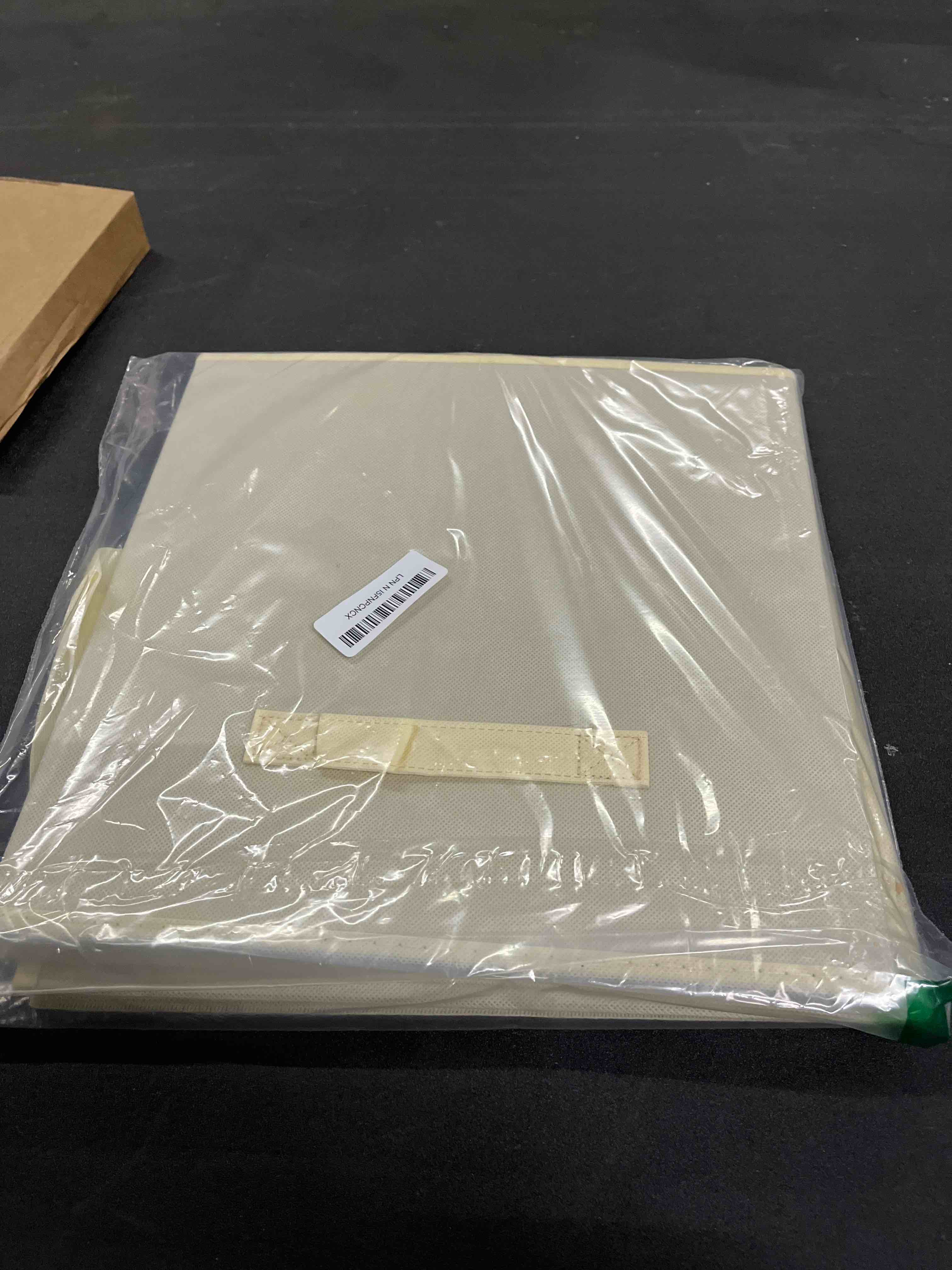 Condition photo showing Good Condition for ShellKingdom Storage Bins, Foldable Fabric Storage Cubes And Cloth Storage Organizer Drawer For Closet And Toys Storage, 13 X 13 X 13 INCH, 2 Pack (Beige) Beige 2 (13inch)