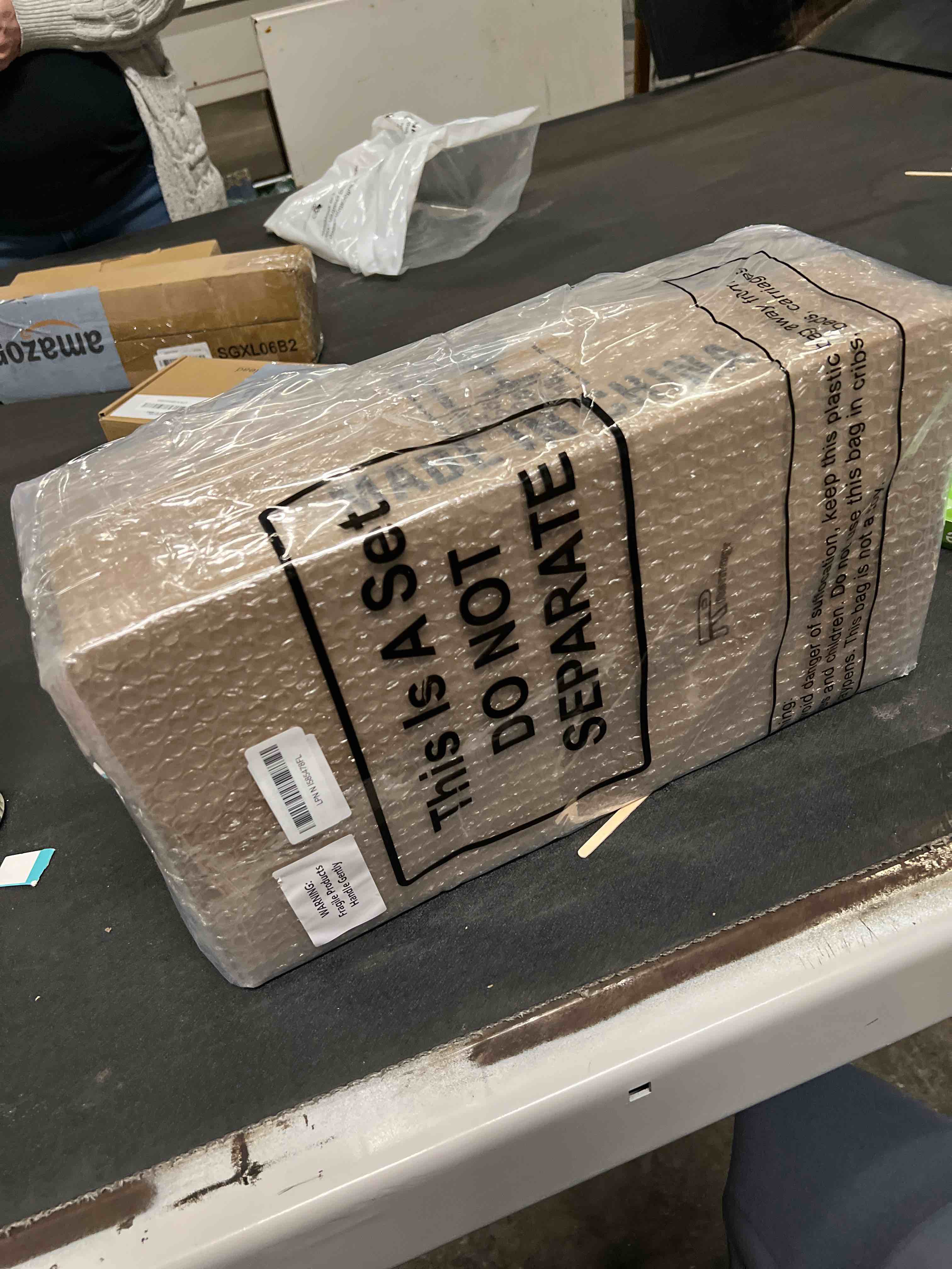 Condition photo showing As Is for 18 Pack Single Serving Wine Carafe Glass Small Mini Carafe Individual Wine Refill Decanter for Dinner Parties Tastings Bars Restaurants (6.5 oz) 18 6.5 oz