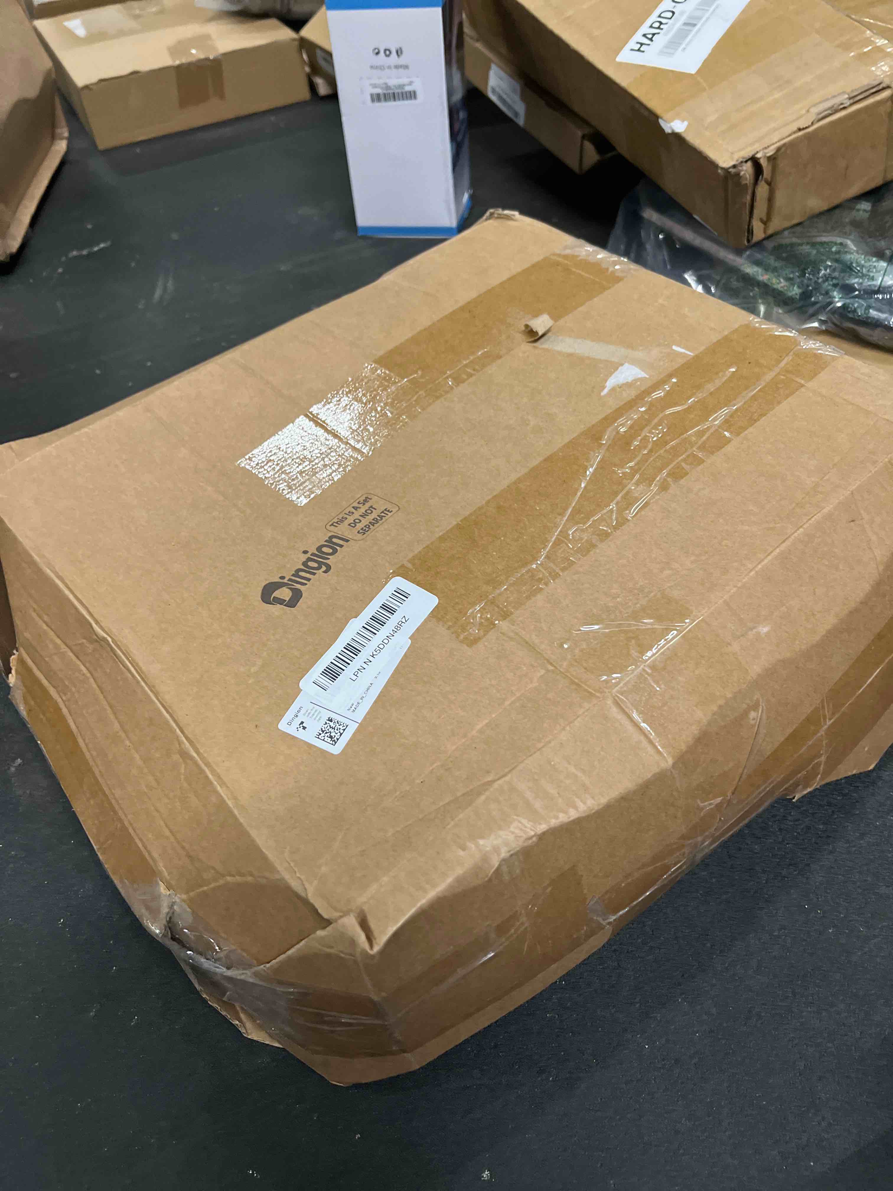 Condition photo showing As Is for Dingion 1 Pcs 9 ft Christmas Cedar Garland - Thick & Lush, Soft Realistic Artificial Faux Cedar Cypress Pine Garland for Holiday Christmas Winter Home Table Mantel Wall Indoor Seasonal Decoration 9FT