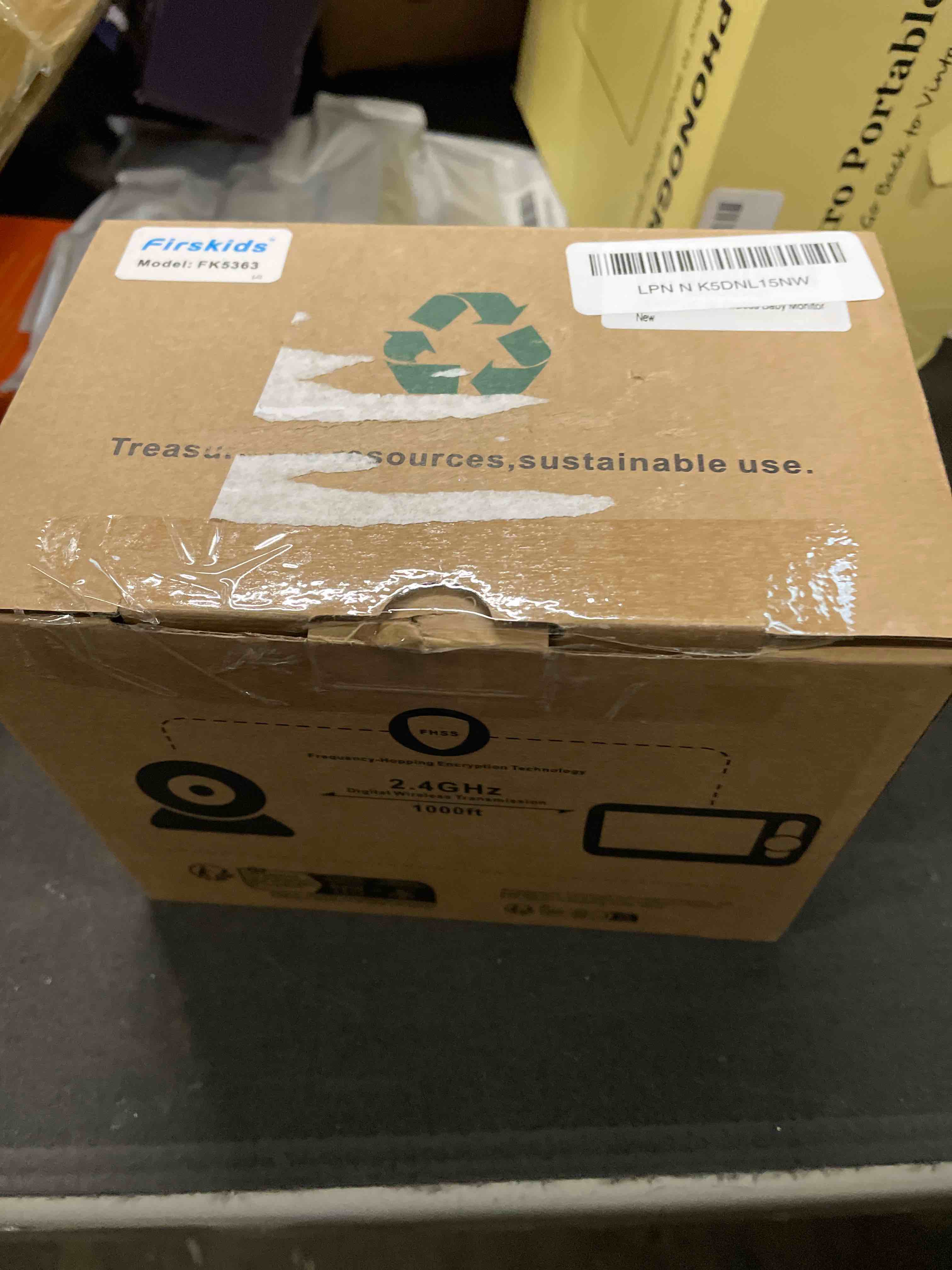 Condition photo showing Good Condition for Baby Monitor, 5” Video Baby Monitor with Camera and Audio, 32-Hour Battery, Non WiFi, 2 Way Talk, Temp Sensor, Auto Night Vision, Pan Tilt Zoom Camera, Suitable for Monitor Baby and Elderly 5 inch IPS