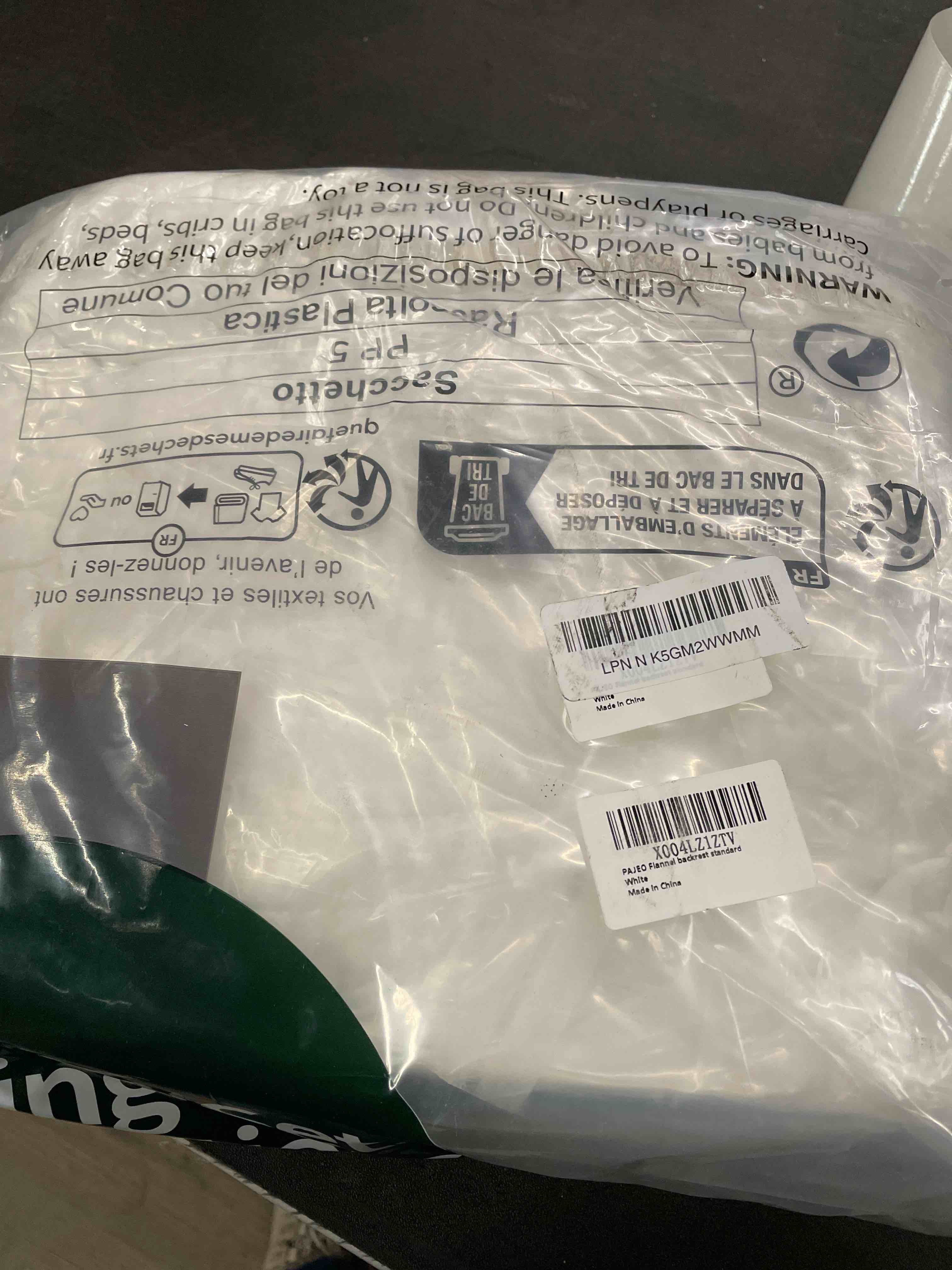 Condition photo showing Good Condition for Reading Pillow for Sitting in Bed, Large Backrest Reading Pillow with Arm Rest,Back-Rest Support Cushion for Sit Up on Couch, Sofa, and Floor, Dorm Essentials (Cream Flannel, Standard(17inch)) Cream Flannel Standard(17inch)