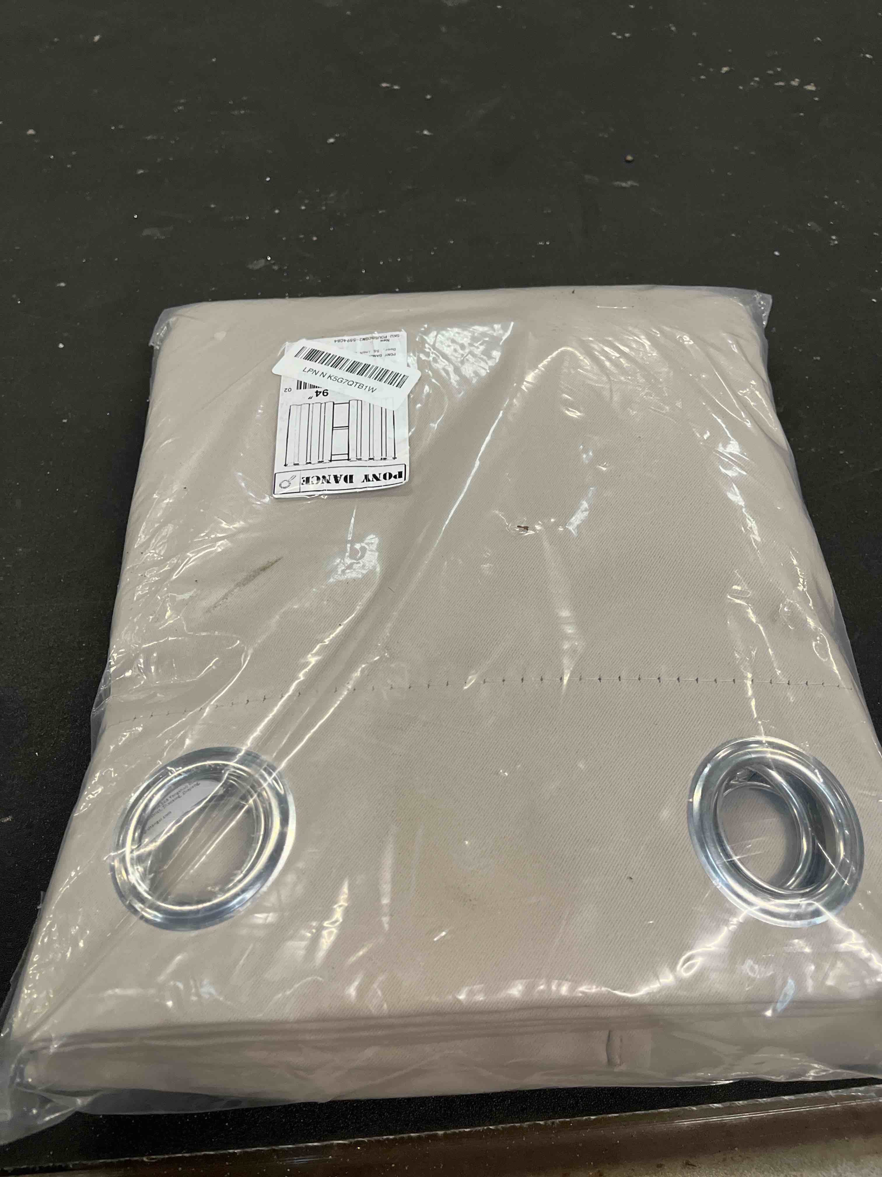 Condition photo showing Good Condition for PONY DANCE Cream 94 inch Blackout Curtains Set of 2 - Grommet Window Curtains for Bedroom, Light Blocking Drapes for Living Room,Energy Saving Drape for Window Door, 55 inch Wide 55"W x 94"L (Pack of 2) Cream