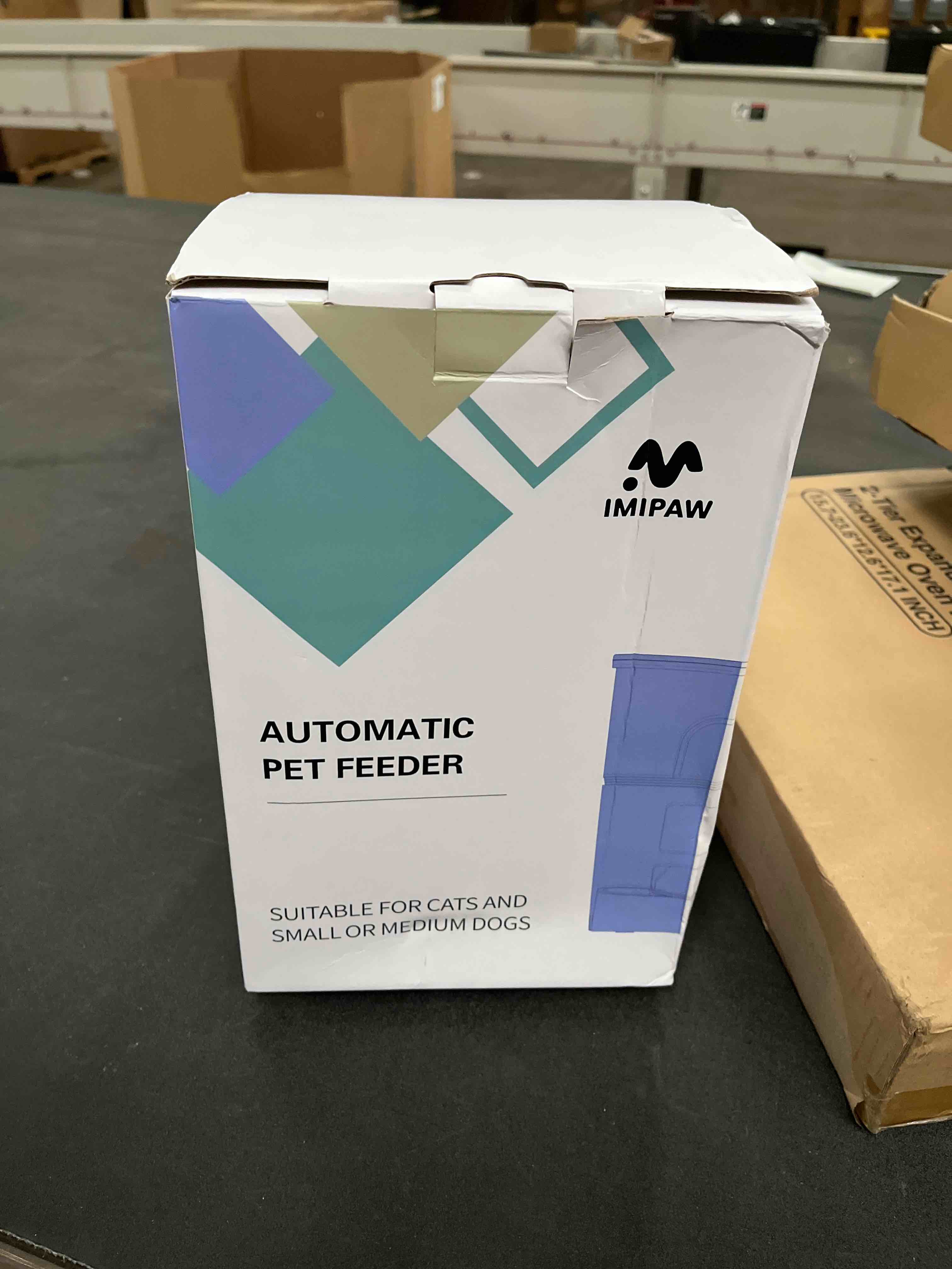 Condition photo showing Good Condition for IMIPAW Automatic Cat Feeders, 3L Timed Cat Dry Food Dispenser, Dual Power Supply, Programmable Portion Size, Auto Pet Feeder for Cats and Small Dogs 3L White