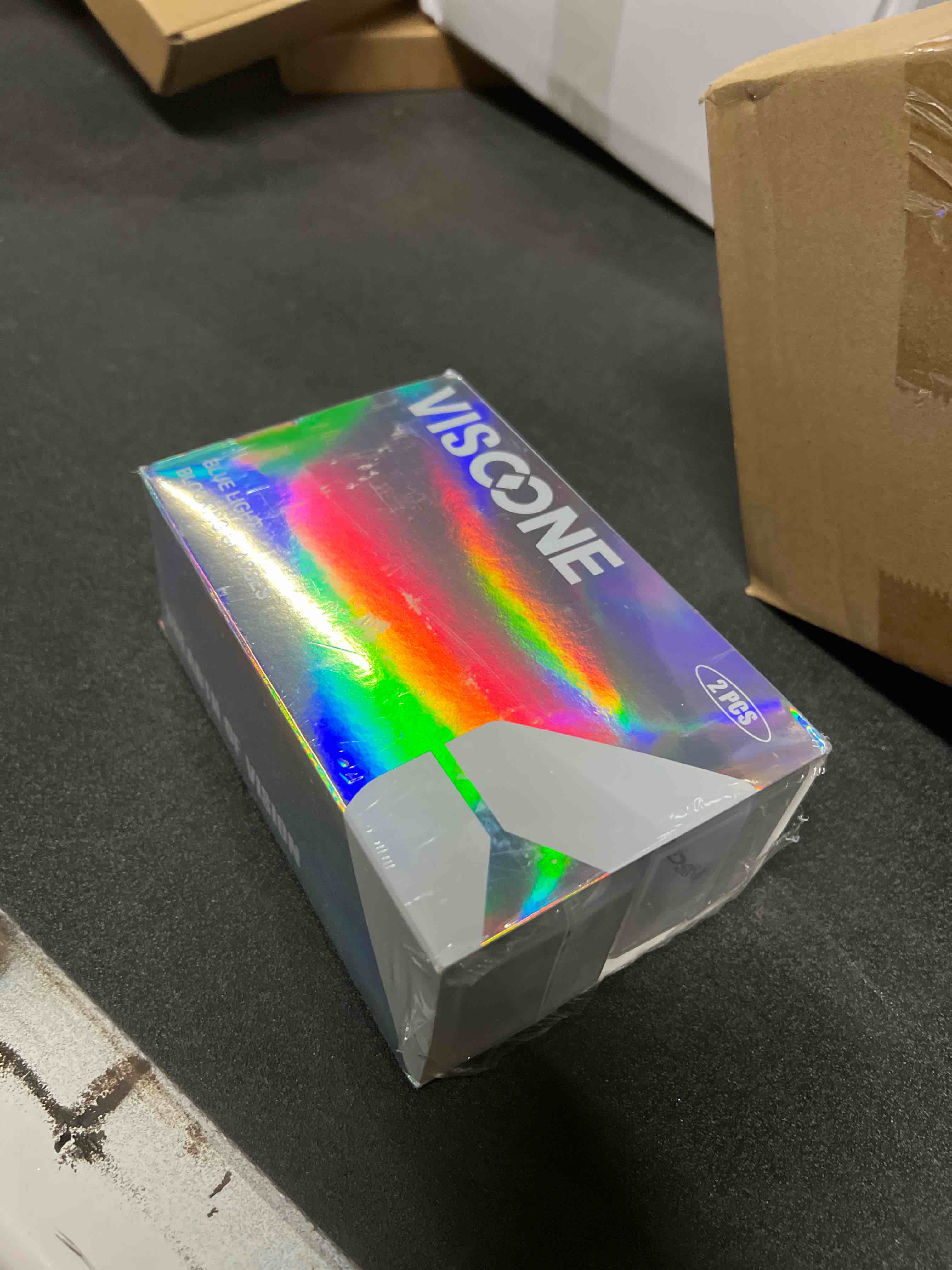 Condition photo showing Good Condition for VISOONE 2 Pack Blue Light Blocking Glasses Rectangle Frame and Chic Preppy Look for Women Men RIVER 2 Pack Coco Tortoise +Olive Green