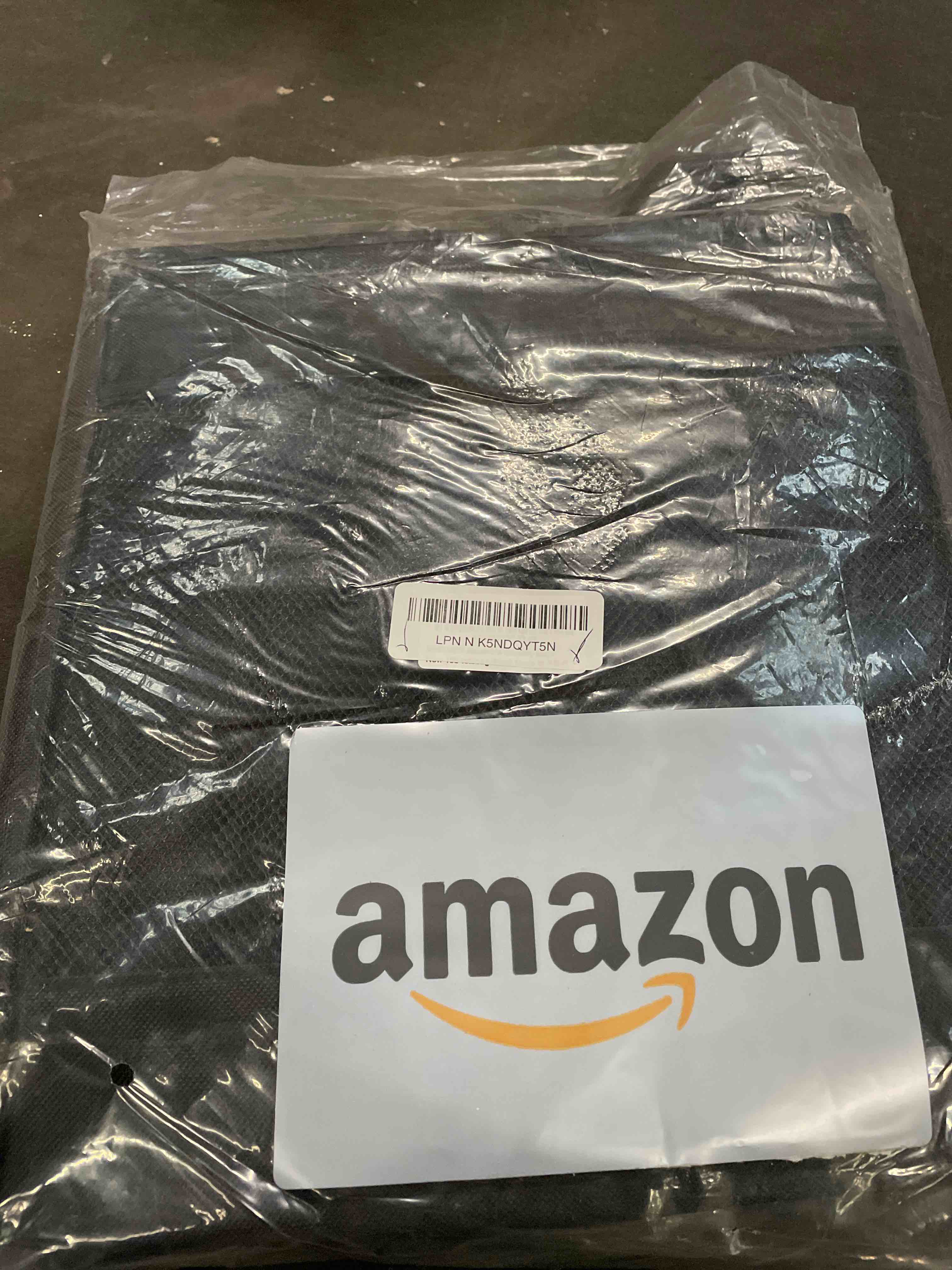 Condition photo showing Good Condition for MHOMER Reusable Grocery Bags Extra Waterproof Large Utility Tote Bag with Carrying Handles Foldable Shopping Bags for Storage Space Saving Reinforced Bottom Durable Oxford Fabric Black