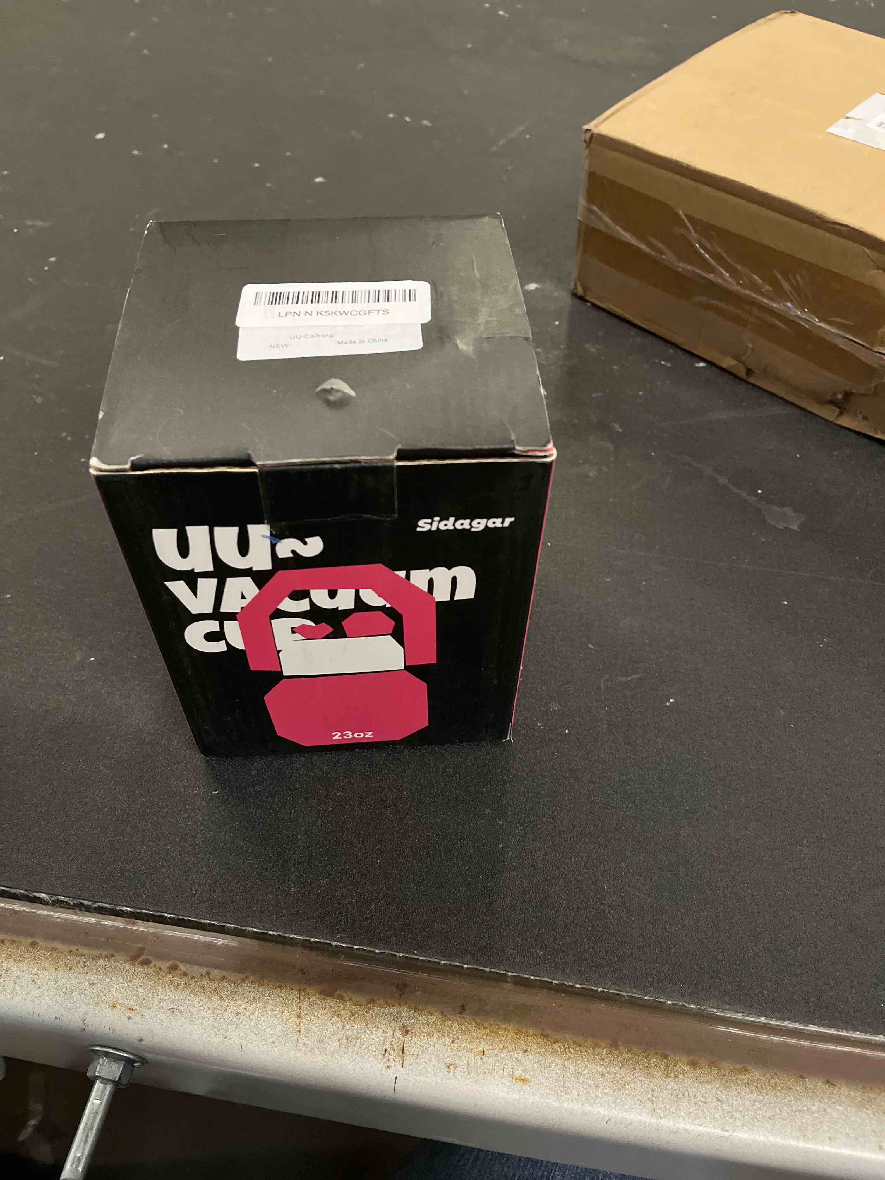 Condition photo showing Good Condition for 22 oz Tumbler with Straw and Carry Handle, Wide Mouth Insulated Stainless Steel Travel Water Bottle For Women Easy Carry, Rainbow