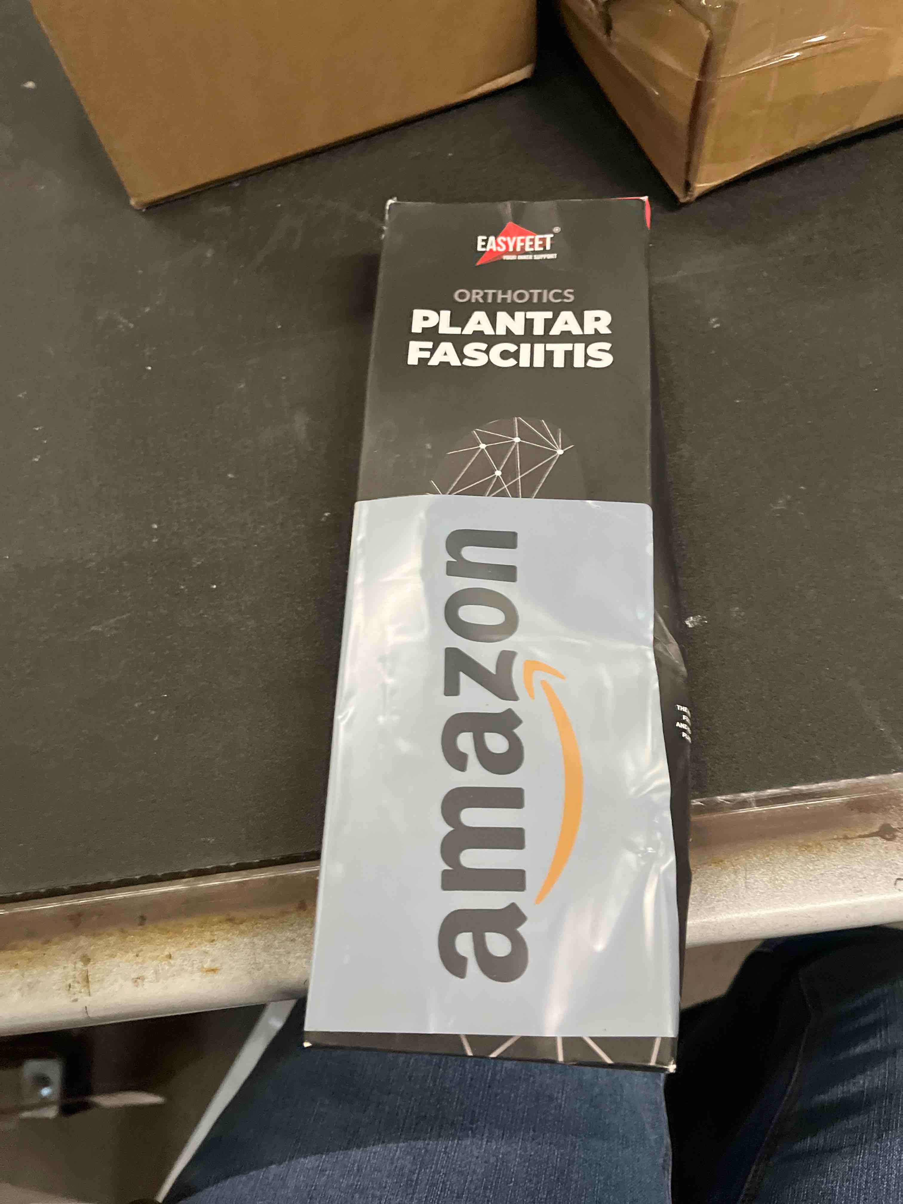 Condition photo showing Good Condition for Premium Anti-Fatigue Shoe High Arch Support Insoles Men Women - Plantar Fasciitis Inserts - Orthotic Inserts Shoe Soles Standing All Day - Flat Feet Foot - Work Boot Insoles Black M (Men 9-10.5/Women 10-11.5)