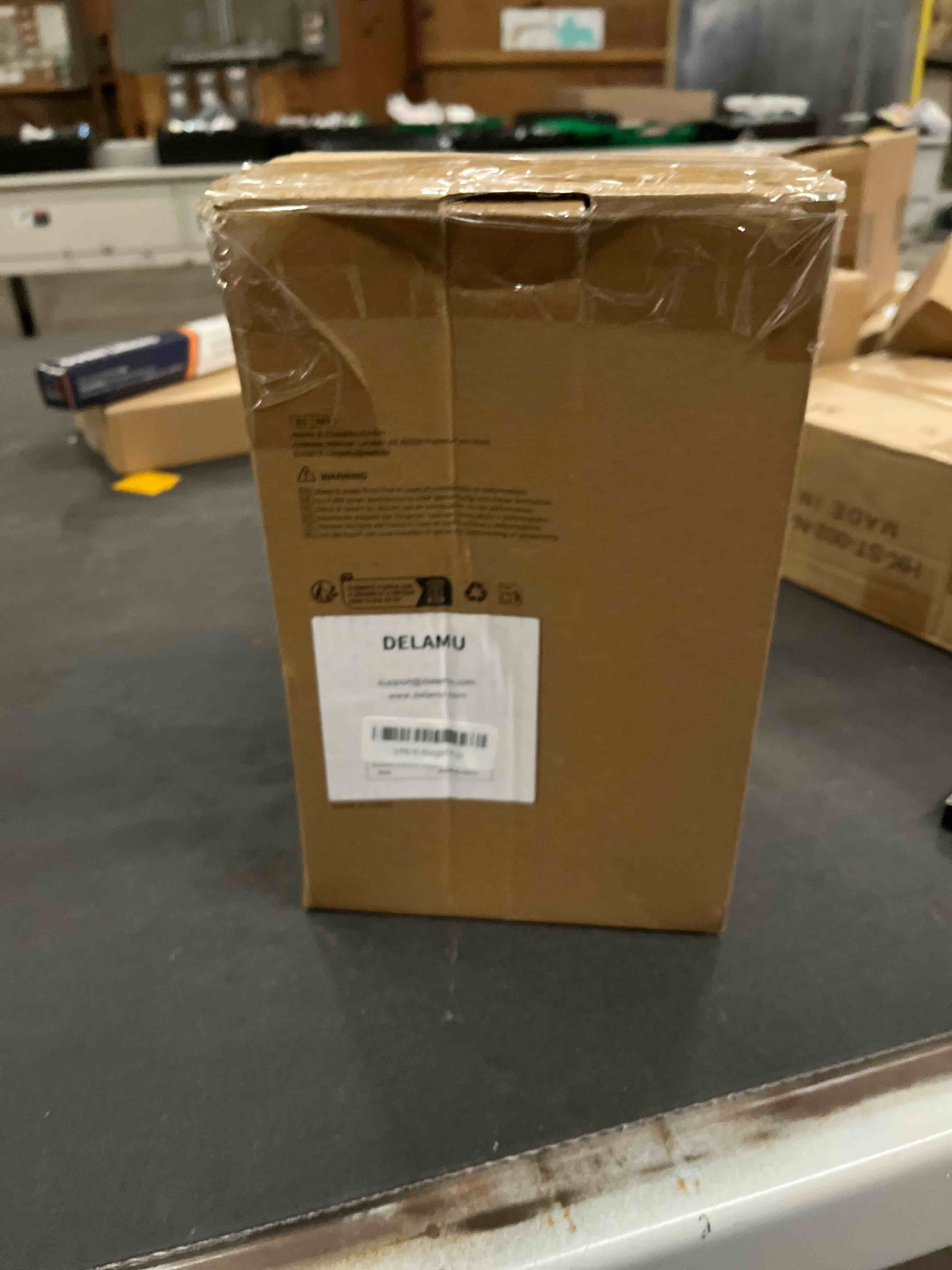 Condition photo showing Good Condition for Delamu 2-Tier Multi-Purpose Bathroom Under Sink Organizers and Storage, Stackable Kitchen Pantry Organization, Pull Out Medicine Cabinet Organizer with Movable Dividers, White, 2 Pack White 2 Pack