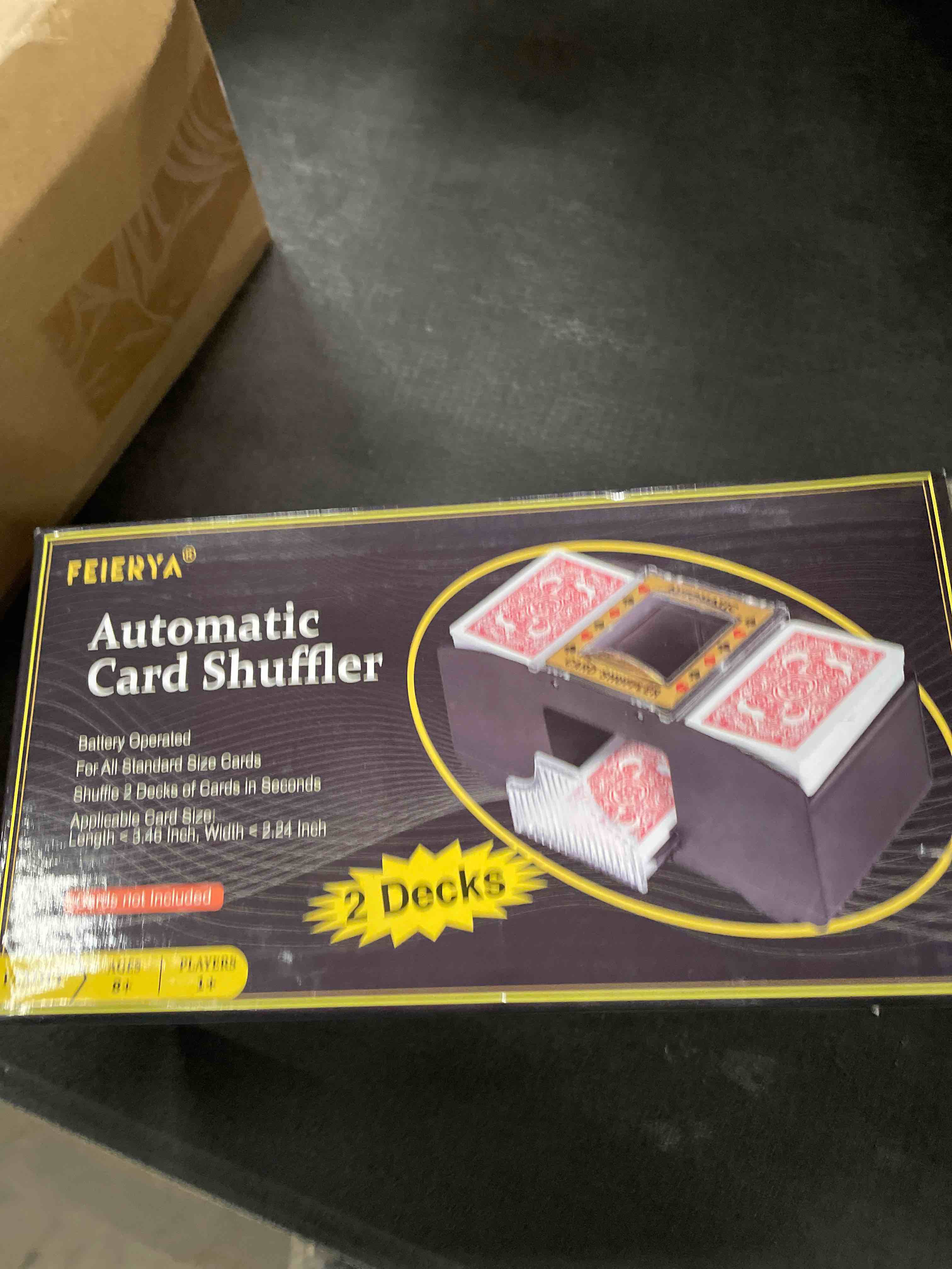 Condition photo showing Good Condition for Automatic Card Shuffler 2/1/4/6 Deck,Battery-Operated Electric UNO Poker Shuffler,Playing Card Shuffler for Home Card Game,Travel 1-2 Decks