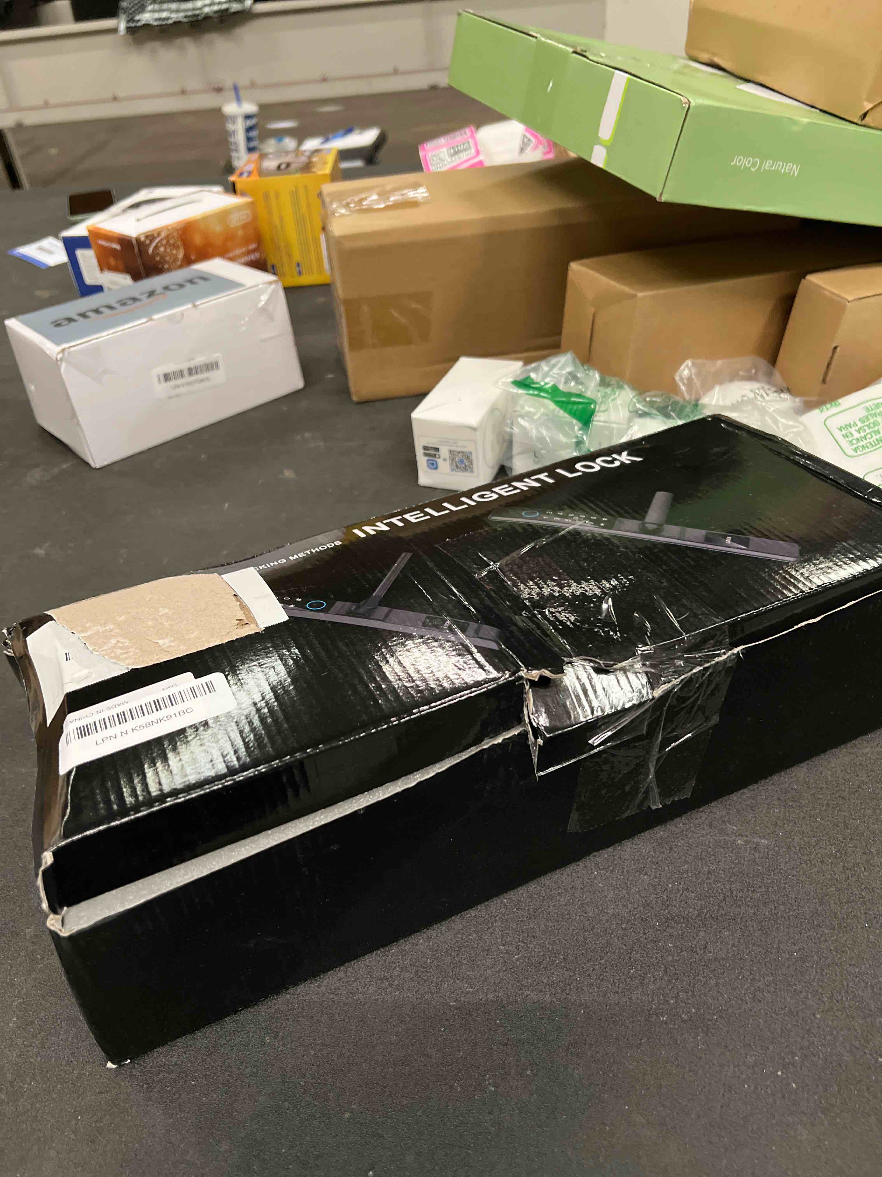 Condition photo showing Good Condition for HIFAM Fingerprint Door Lock, TUYA APP Control Smart Lock Electronic Door Lock with Code Passcode Biometric Door Handle, IC Card Key Unlock