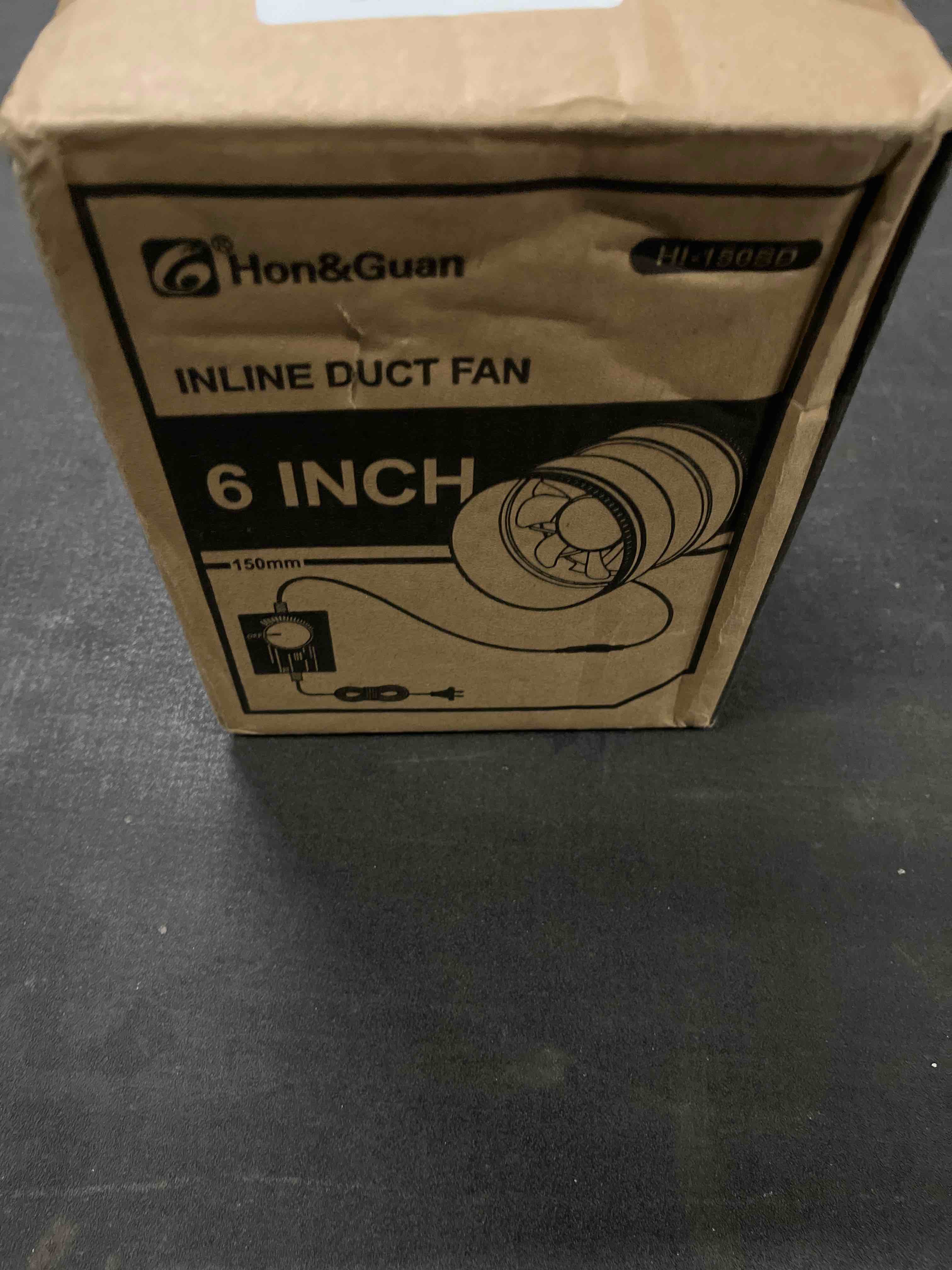 Condition photo showing Good Condition for Hon&Guan 6 Inch Inline Duct Fan with Upgrade Controller - 345 CFM Airflow with 19.2W Ultra-Low Power and Low Noise 6 Inch Upgrade Controller