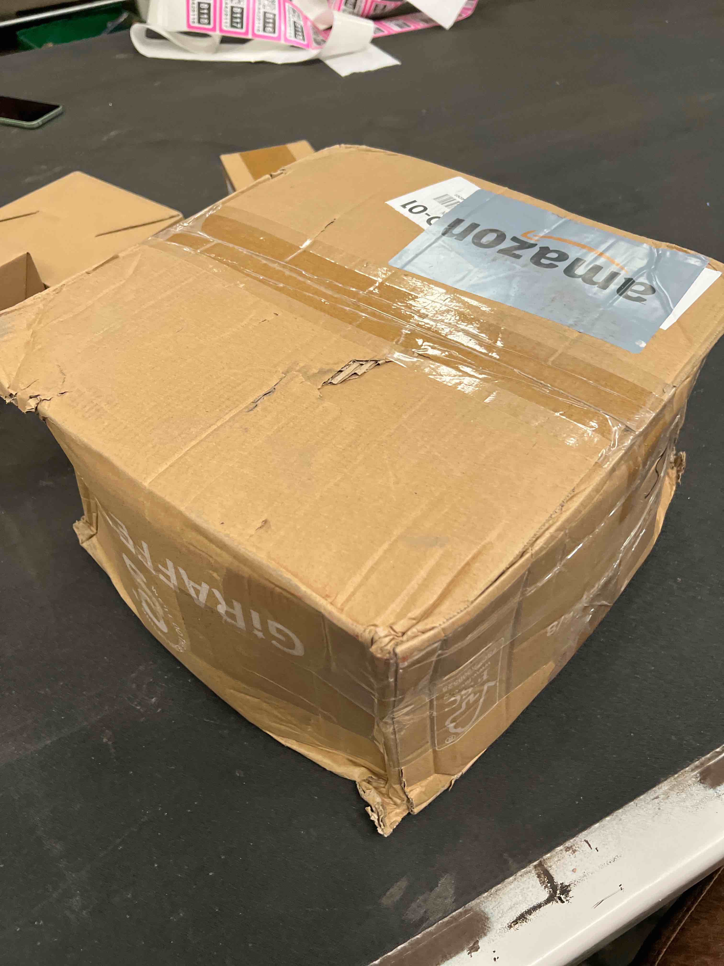 Condition photo showing Good Condition for Giraffe Tools Garden Hose 100ft x 5/8", Custom Length, Heavy Duty, No Kink, Flexible, Rubber Garden Hose, Leakproof Water Hose with Male to Female Fittings, 600 Burst PSI