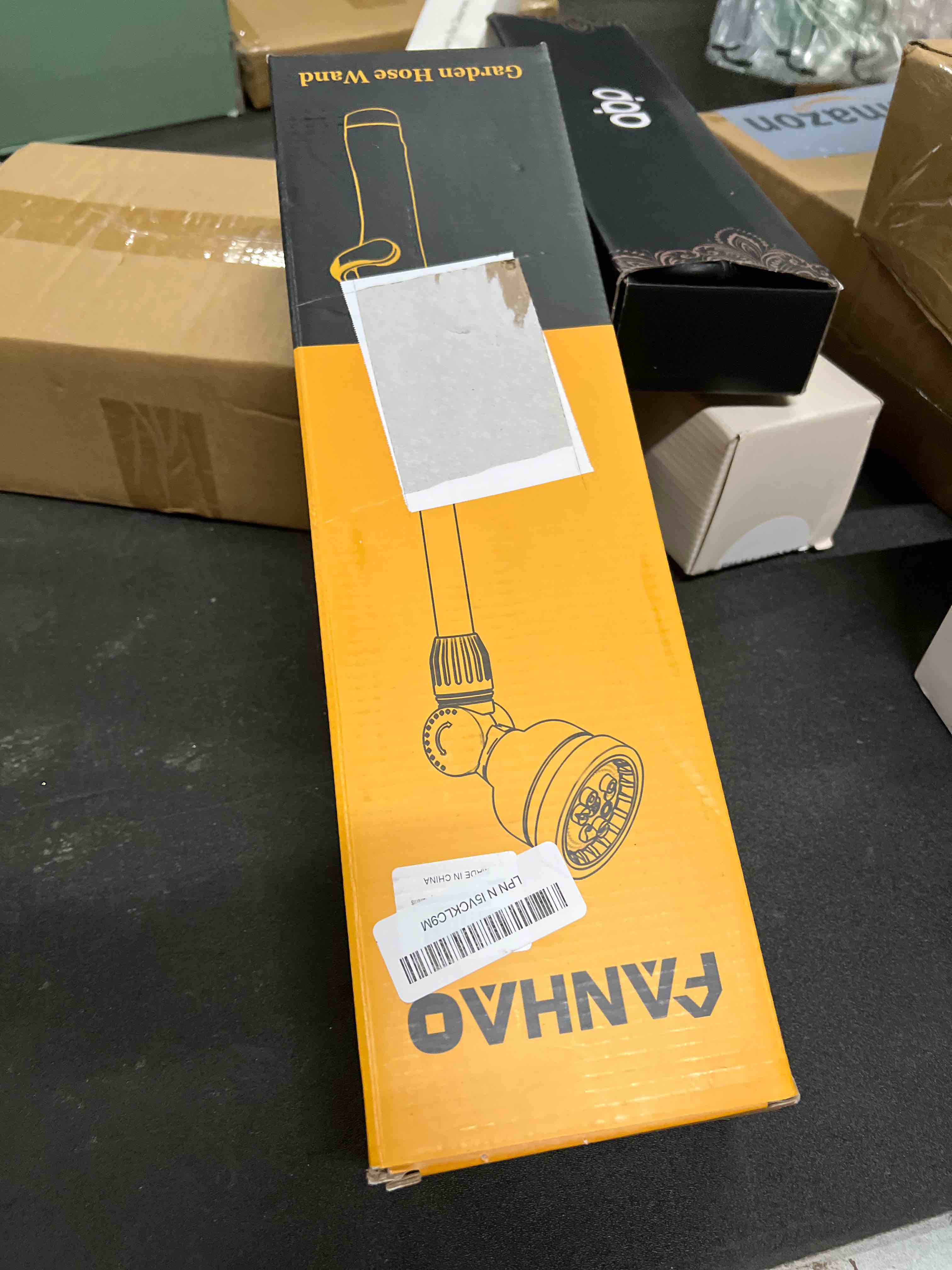 Condition photo showing Good Condition for FANHAO Metal Garden Hose Wand, 16-Inch Heavy Duty Watering Wand with 9 Spray Patterns, 180° Rotating Long Garden Hose Nozzle Thumb Flow Control, Ideal to Water Hanging Baskets and Shrubs -Yellow