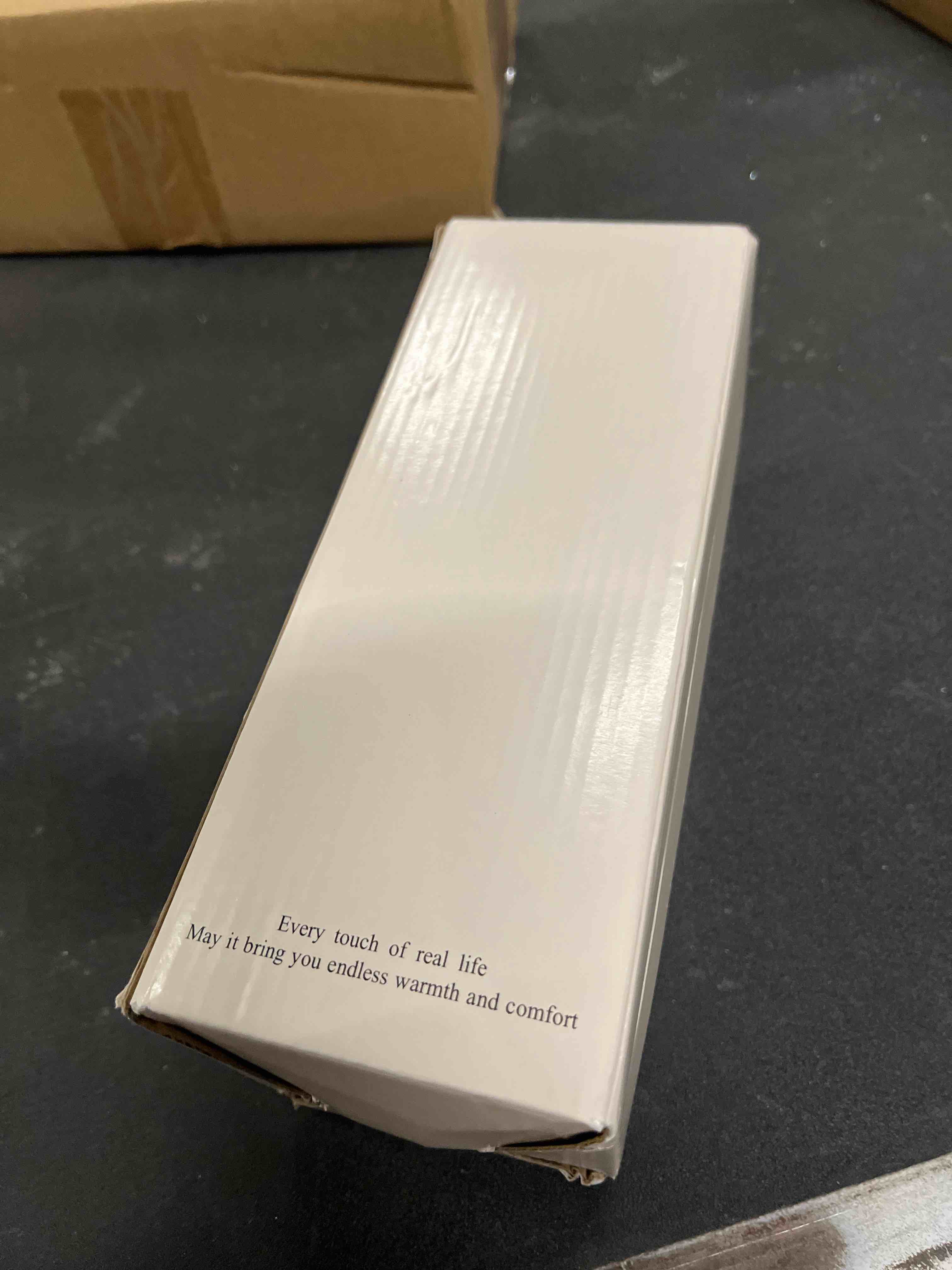 Condition photo showing Good Condition for Boucle Decorative Throw Pillow Covers for Couch Set of 2, 18x18 inches, Navy Blue Navy Blue 18" x 18" (Pack of 2)