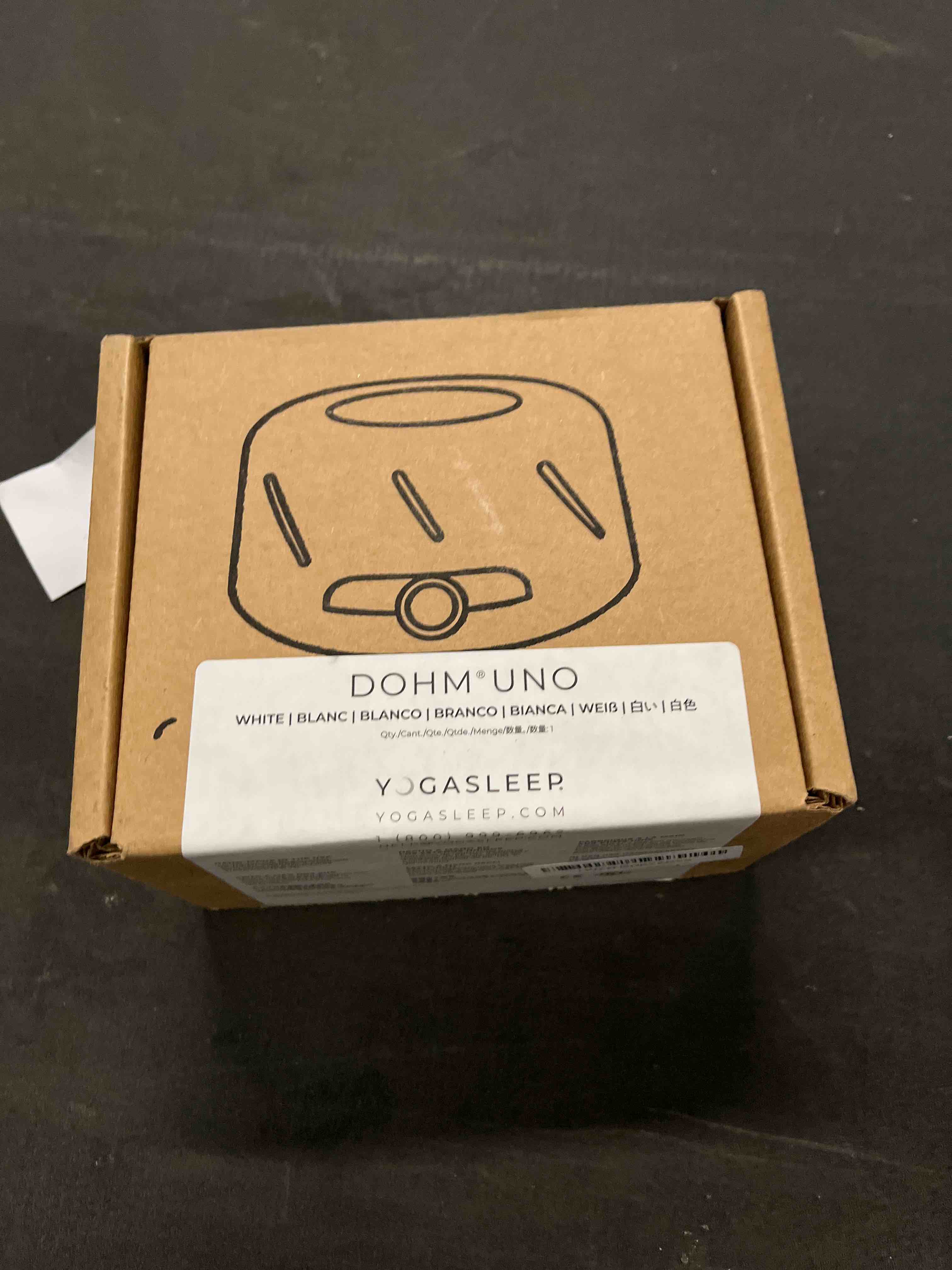 Condition photo showing Good Condition for Yogasleep Dohm UNO White Noise Sound Machine (White) with Real Fan Inside for Non-Looping White Noise, for Travel, Office Privacy, Meditation, Sleep Aid for Adults & Baby, Registry Gift