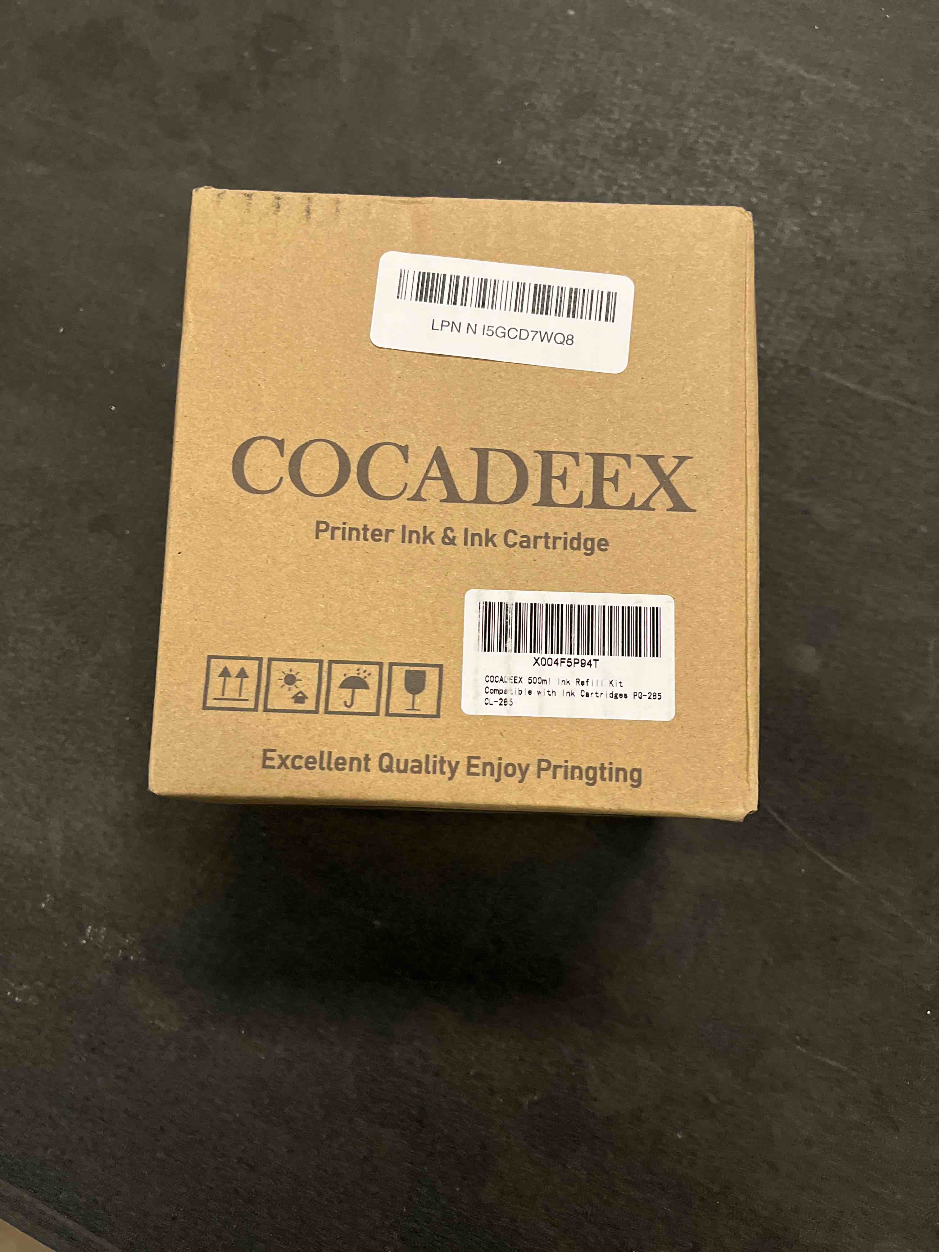 Condition photo showing Good Condition for COCADEEX 500ml Ink Refill Kit Works with PG-285XL CL-286XL Ink Cartridges,Compatible with PIXMA TS7720 TS7722 TR7820 Printer