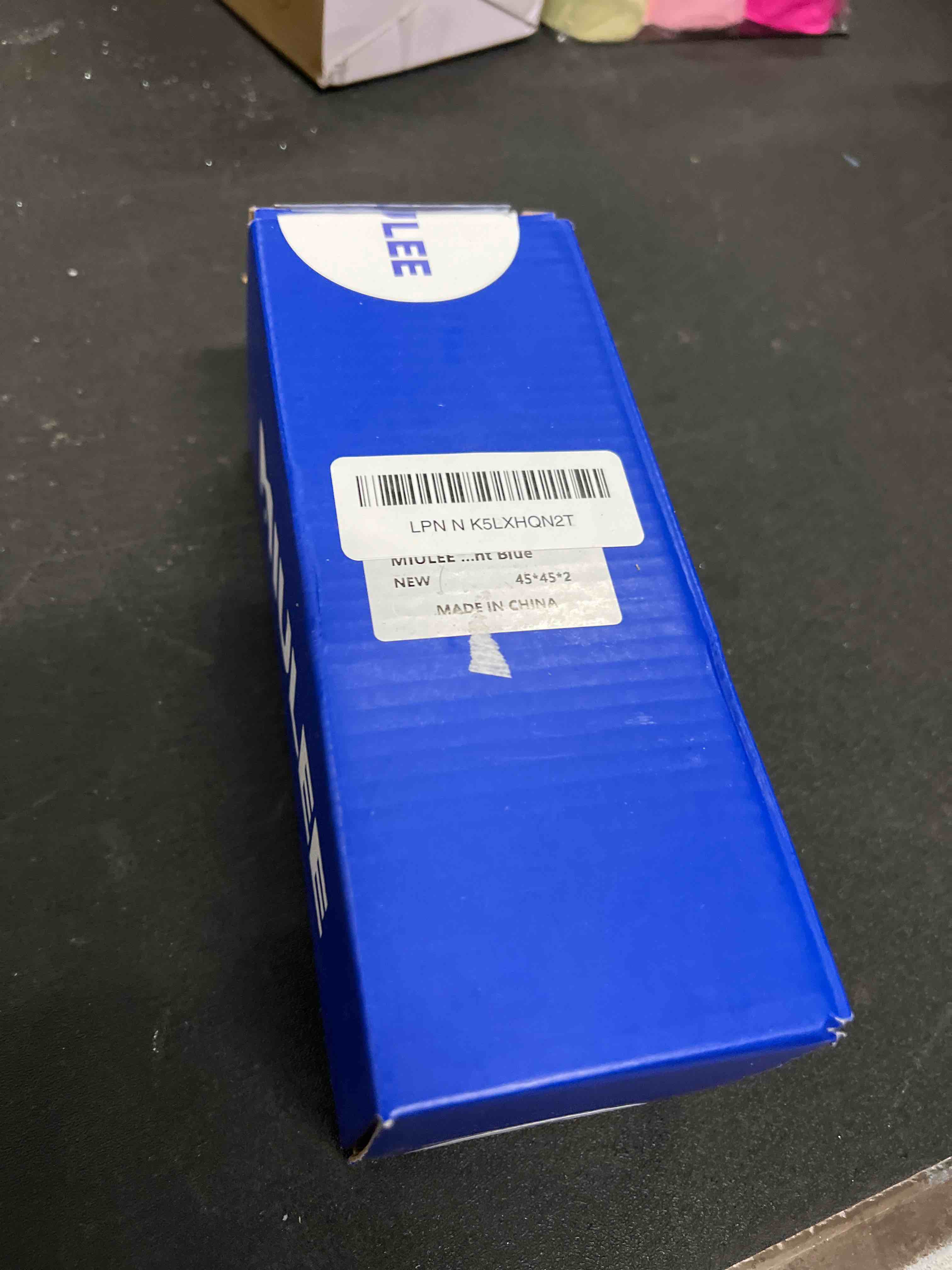 Condition photo showing Good Condition for MIULEE Decorative Boho Throw Pillow Covers Set of 2 Light Blue Linen Striped Jacquard Pattern Summer Coastal Cushion Covers for Sofa Couch Living Room Bedroom 18x18 Inch 18" x 18" (Pack of 2) Light Blue