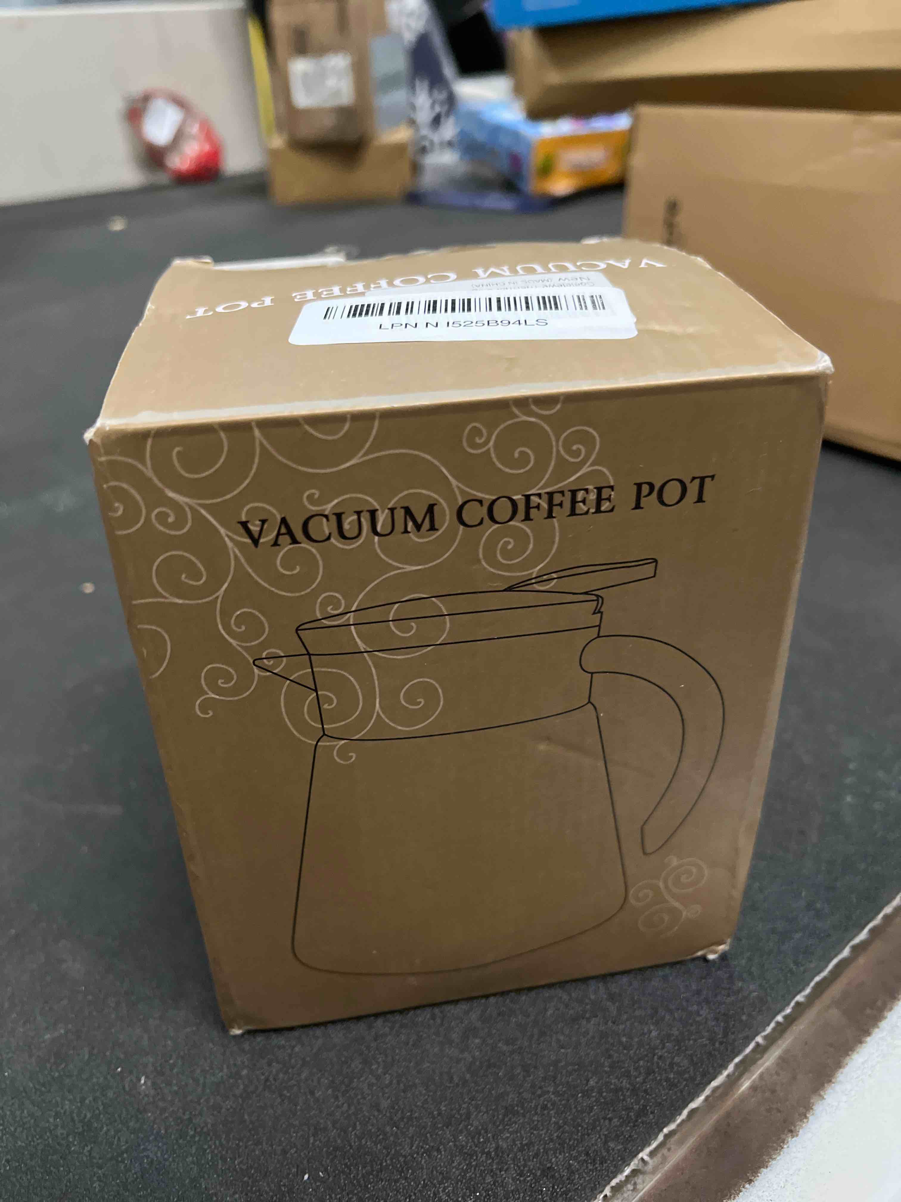 Condition photo showing Good Condition for Thermal Coffee Carafe Tea Pot 20 Oz Stainless Steel Insulation Pot Double Wall Vacuum Insulated Coffee Water & Beverage Dispenser (Black)