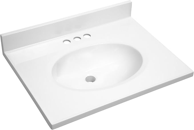 white vanity top