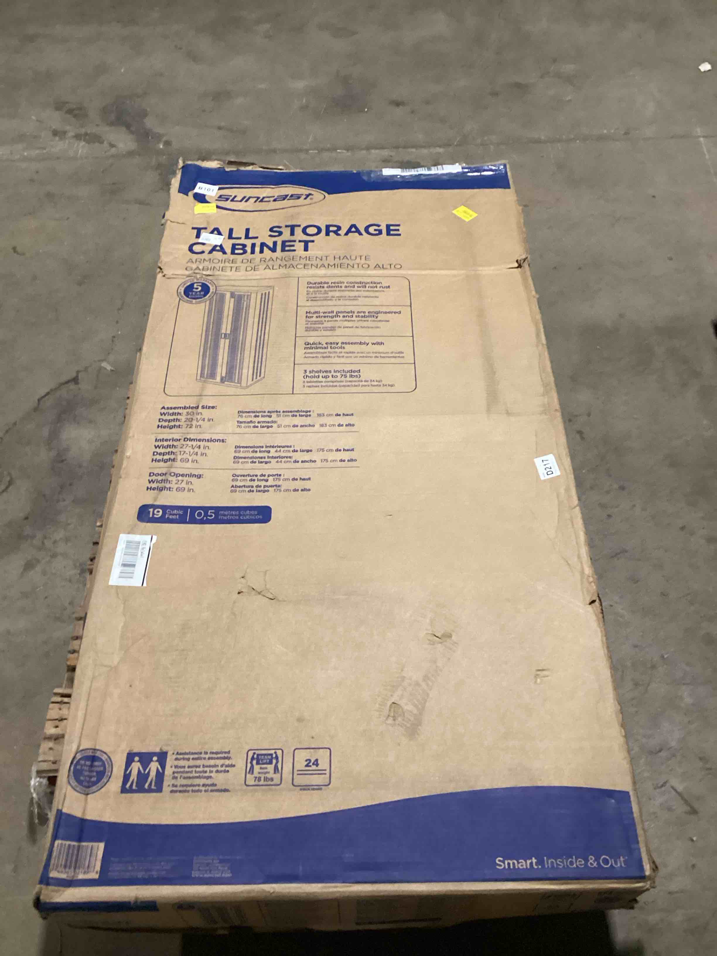 Condition photo showing Good Condition for 72" H x 30" W x 20.25" D Storage Cabinet