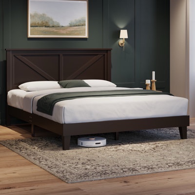 bed frame with headboard