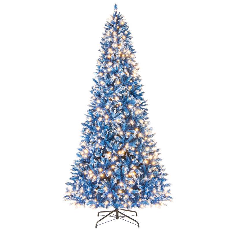 8 ft artificial christmas tree, with 420 warm white led lights 8 lighting modes