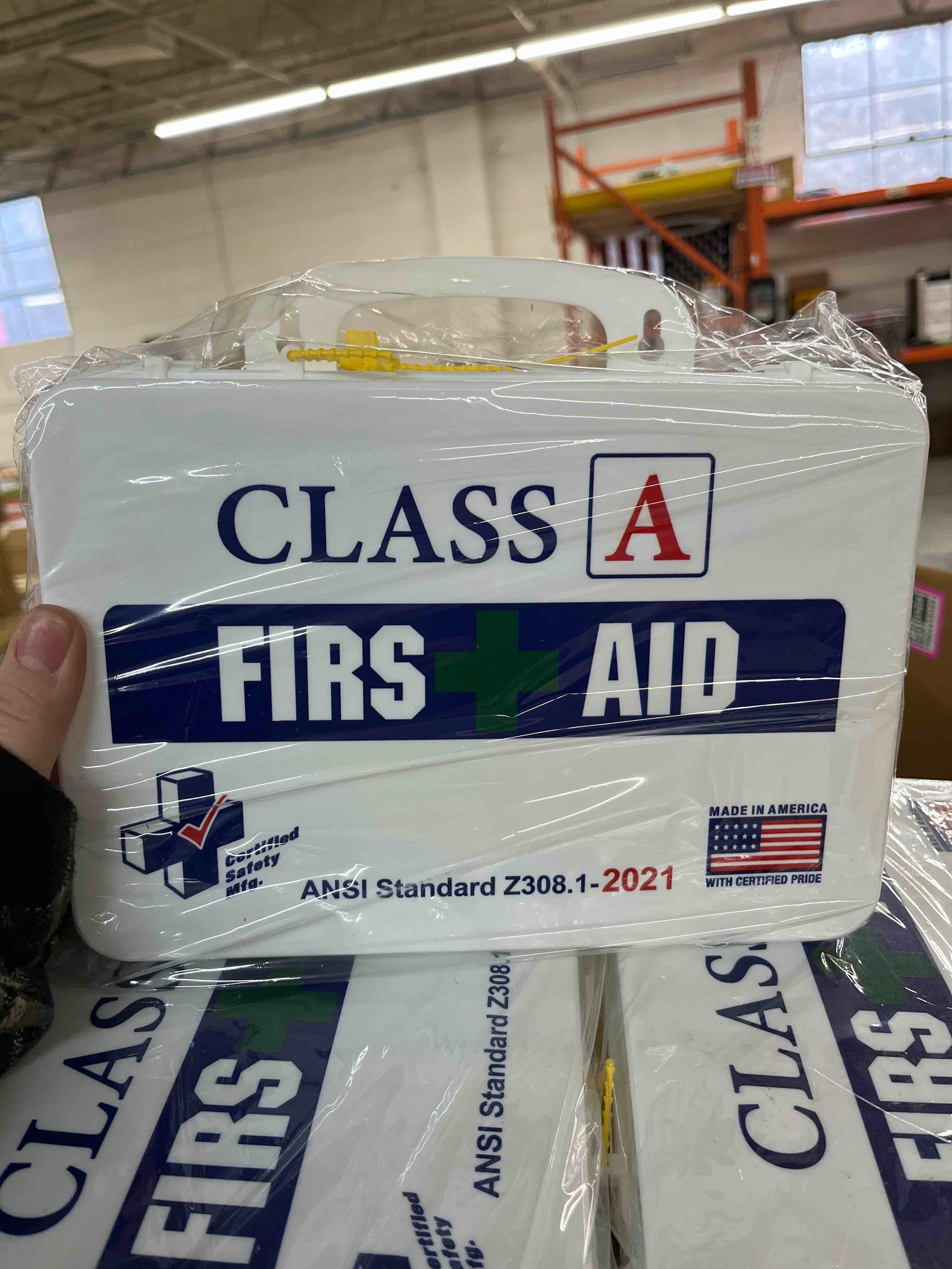first aid only 91324 ansi a 2021 and osha compliant first aid kit, 25-person emergency first aid kit for business, home, car, and worksites, 94 pieces