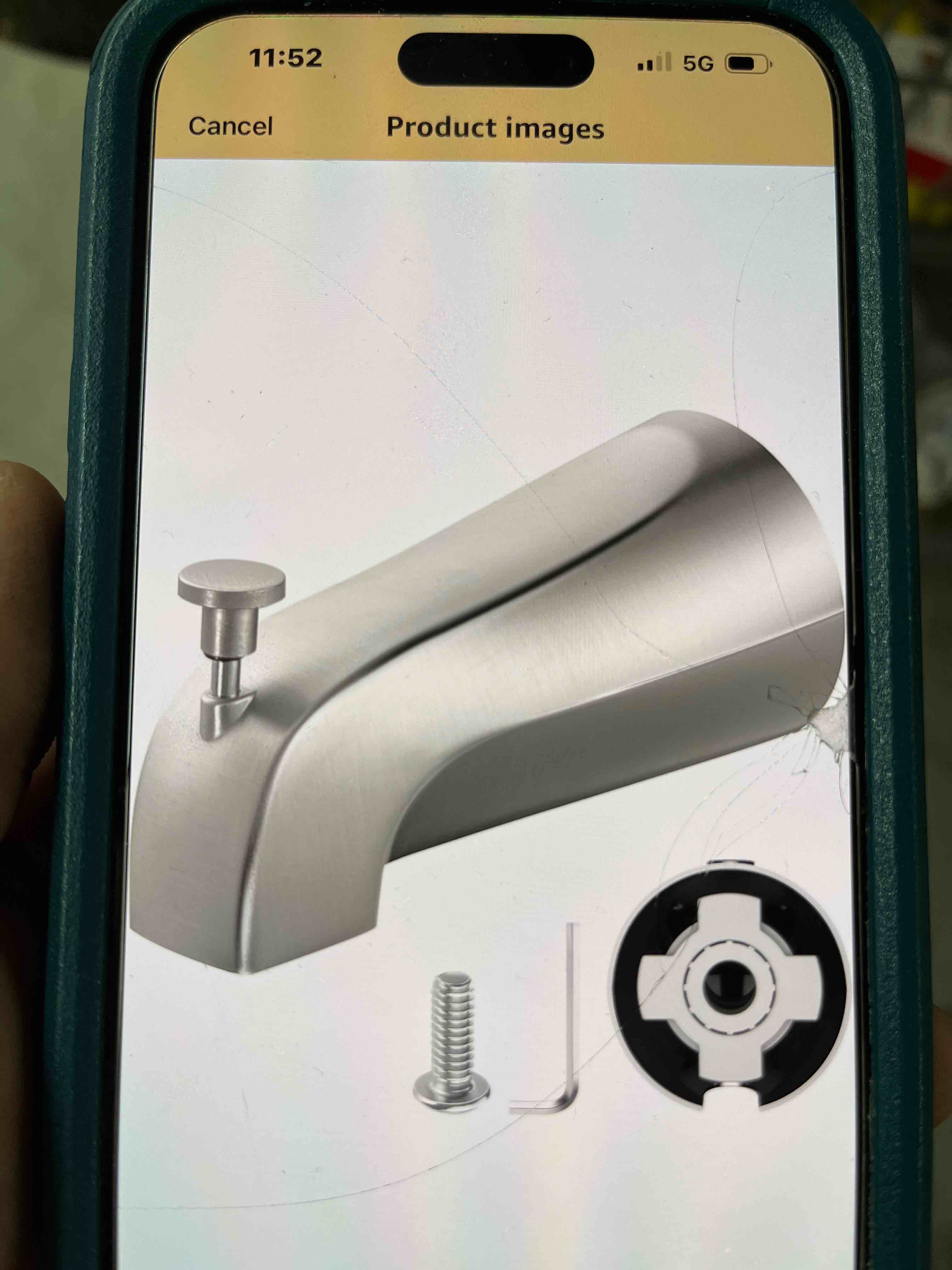 brizo DRP81438pn turbo belt with pulled down diverter