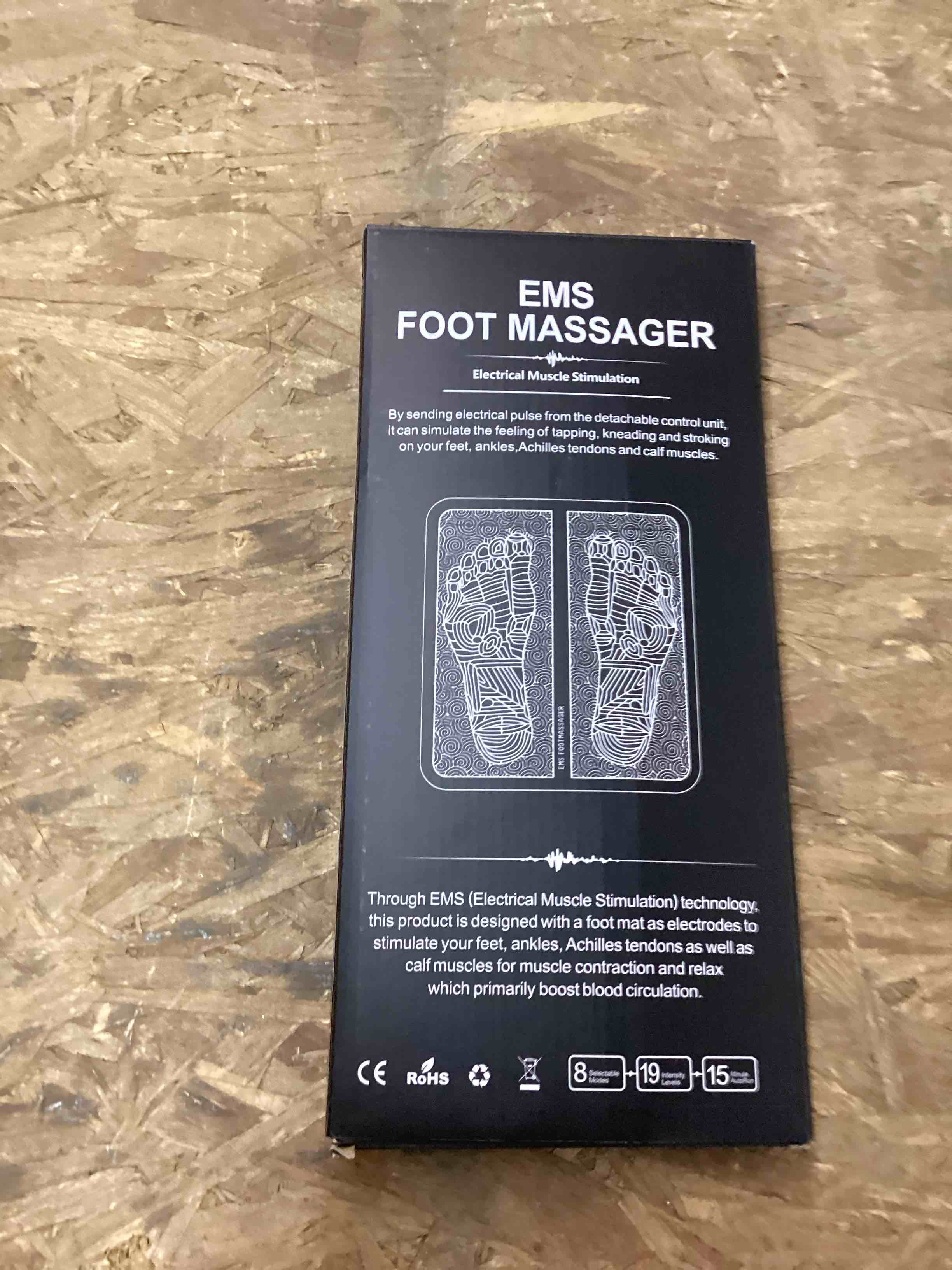 Condition photo showing Good Condition for CWTUL Professional EMS Foot Massager with 4 Electrode Pads - Full Body Muscle Stimulator for Neuropa