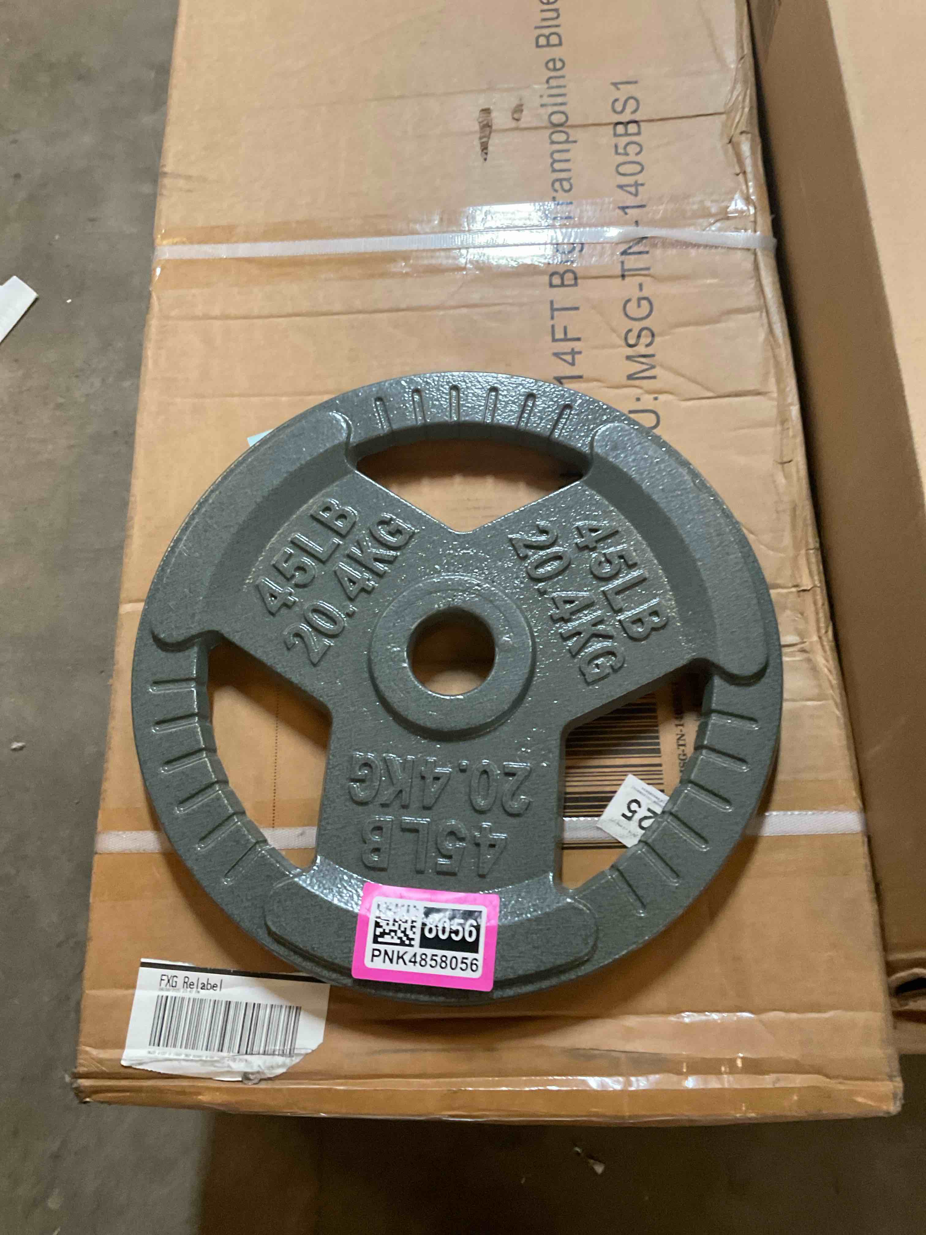 Condition photo showing Good Condition for 45 lb bar weight
